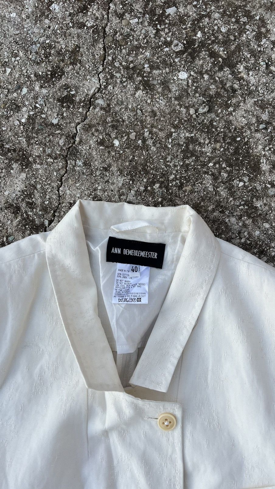 Ann Demeulemeester Ann demeulemeester blazer deconstructed biker jacket Size S / US 4 / IT 40 - 14 Thumbnail