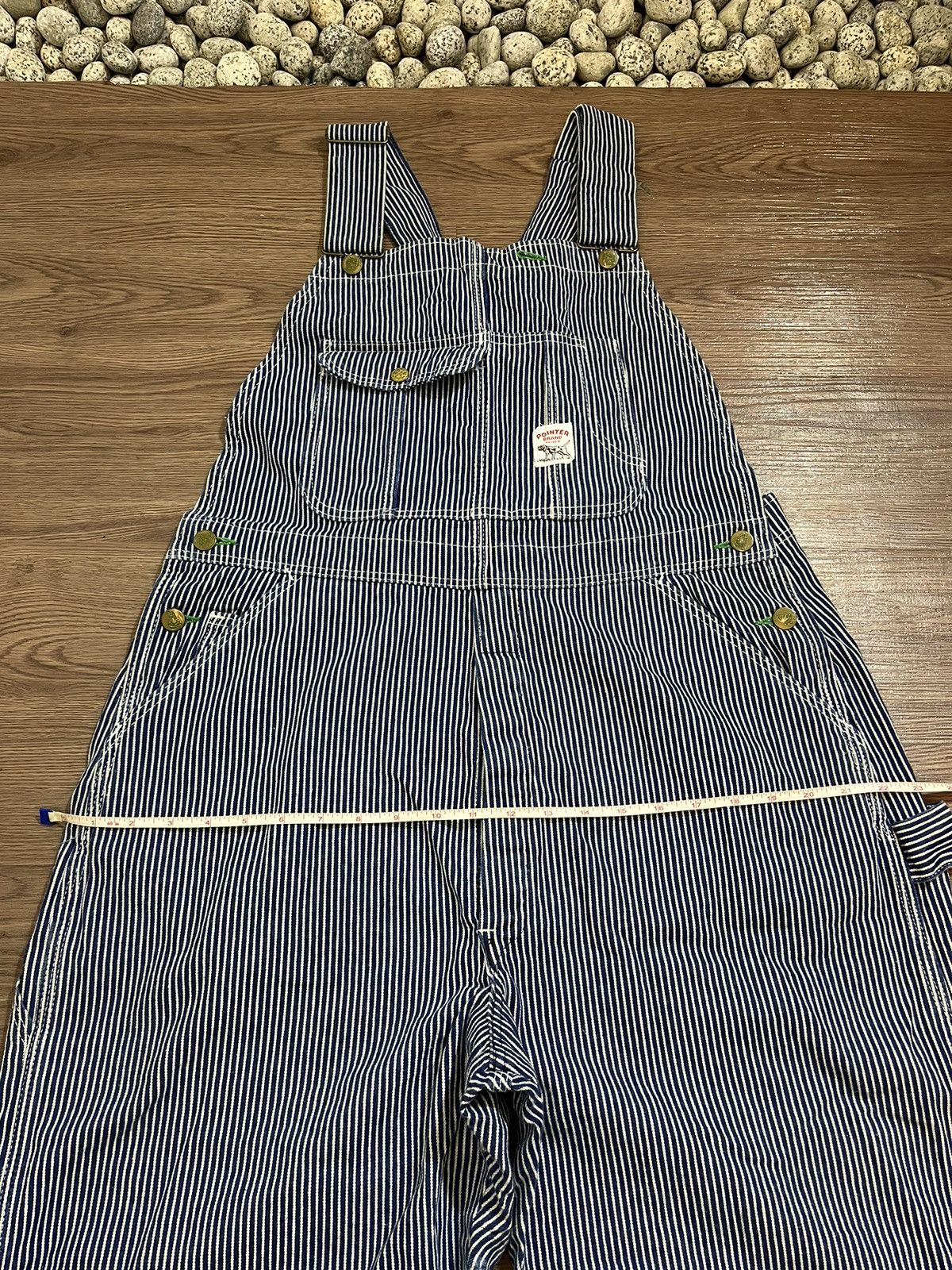 Pointer × Vintage Pointer Vintage Hickory Stripe Carpenter Overalls Size US 36 / EU 52 - 19 Thumbnail