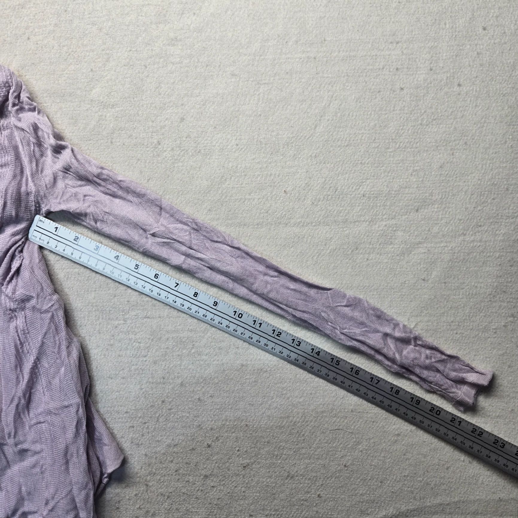 Vera Wang Vera Wang Simply Vera Purple Open Cardigan Double Layer Women's XS Extra Small Cardigan Open Purple Vera Wang Women XS Purple Cardigan Size XS / US 0-2 / IT 36-38 - 3 Thumbnail