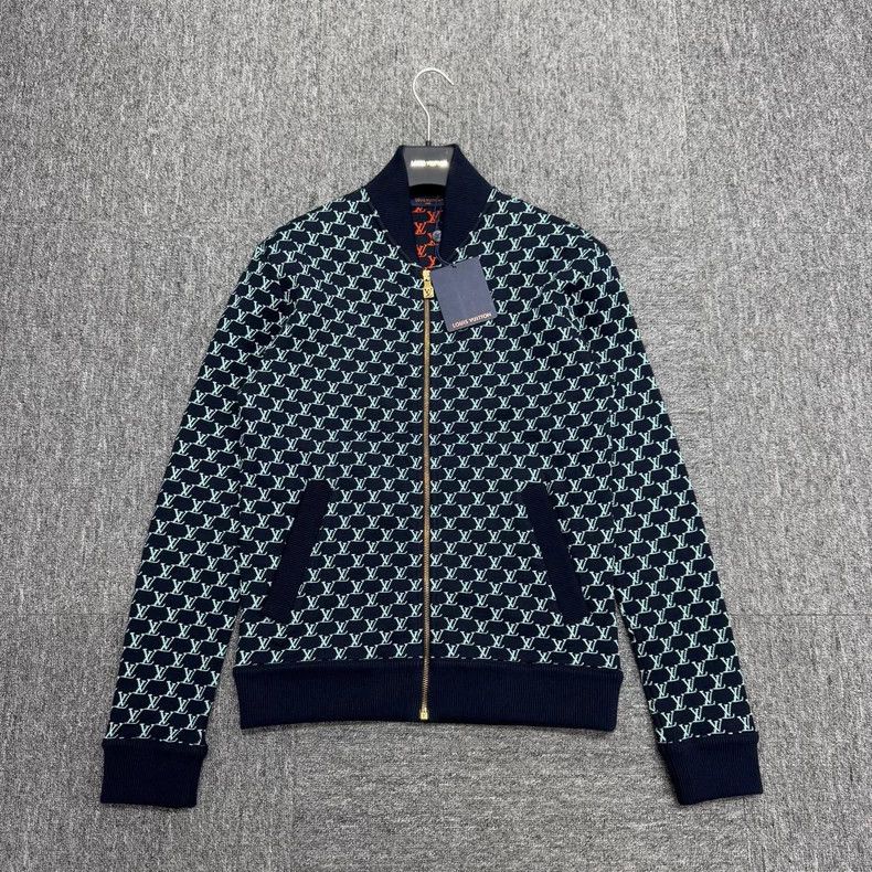 Louis Vuitton Full print print knit jacket