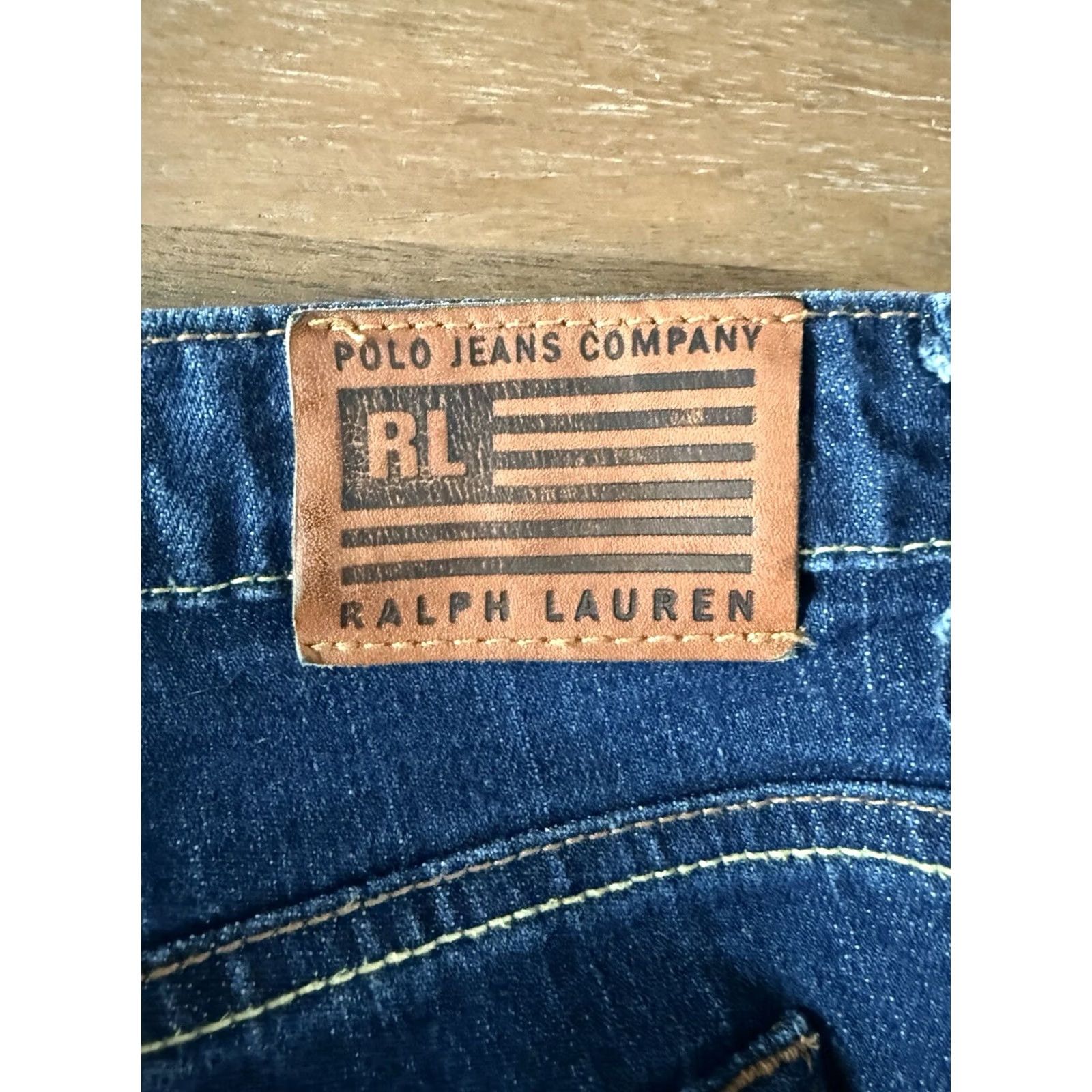 Polo Ralph Lauren VINTAGE Polo Jeans? No, Polo Ralph Lauren Denim Jeans Bootcut Dark Wash 30x28 Womens Size 4 Regular 5-Pocket Comfort Stretch Size 27" / US 4 / IT 40 - 3 Thumbnail