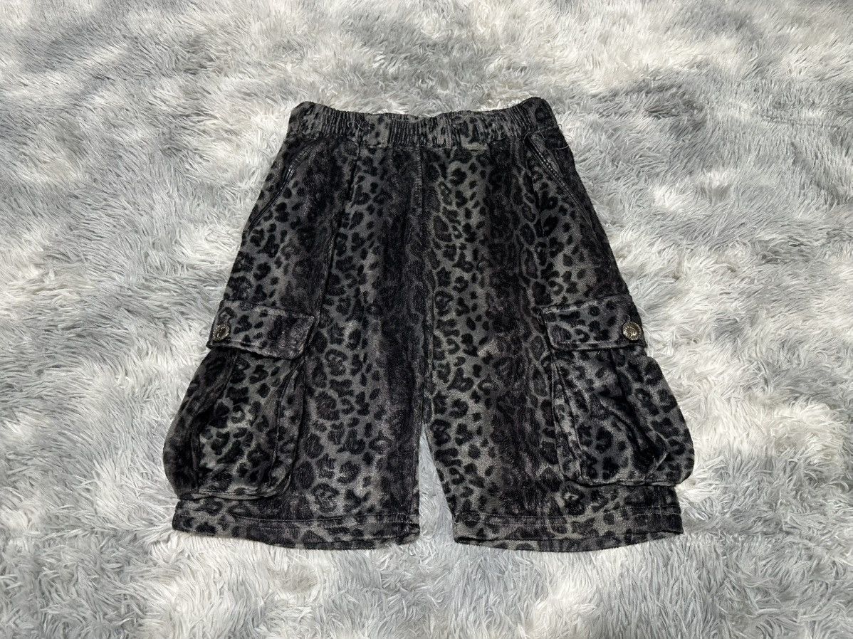 Japanese Brand 🔥Sick Y2K Clash Ahead Leopard Shorts Punk Size US 30 / EU 46 - 1 Thumbnail