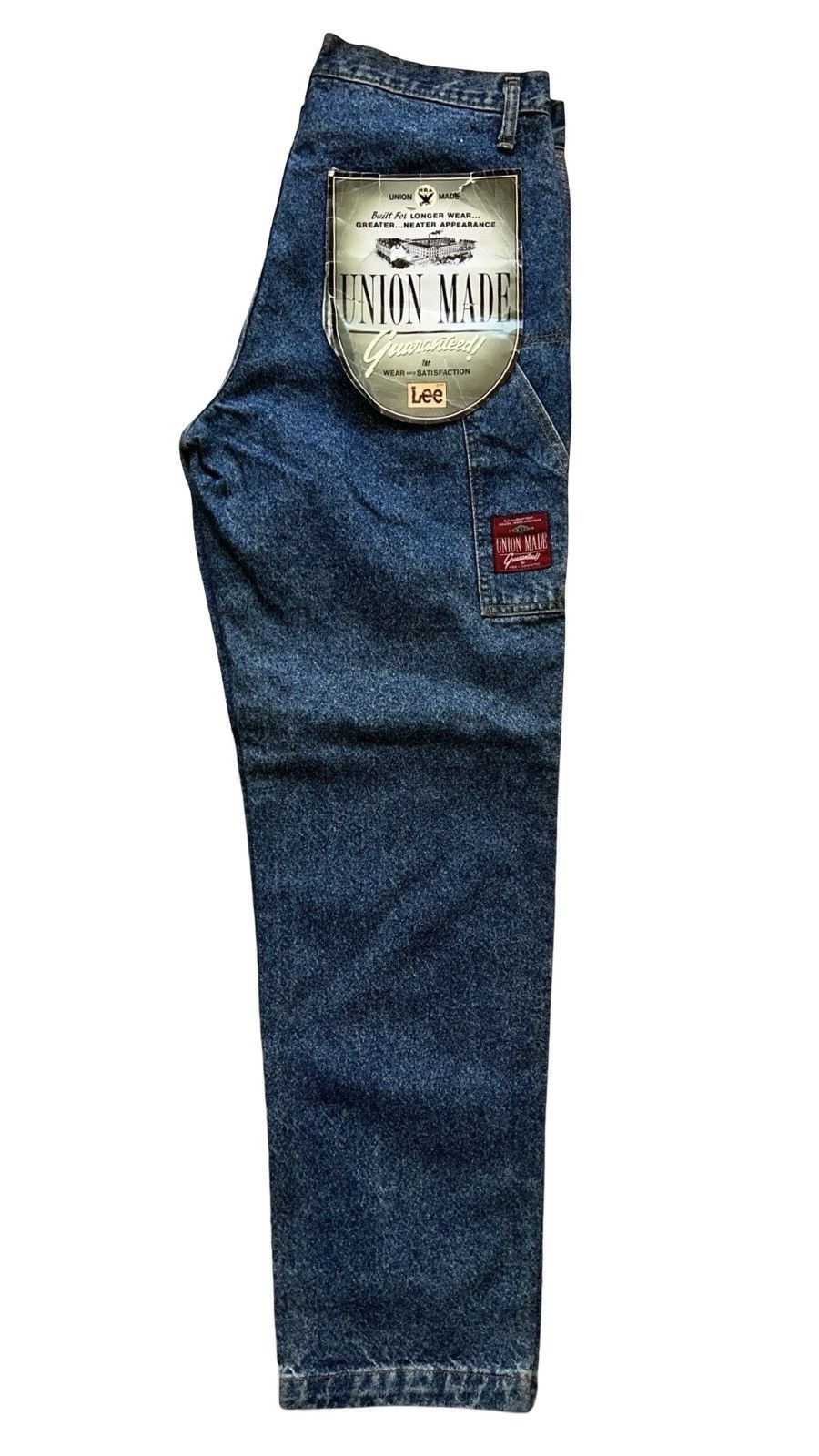 Lee Lee Union Made Carpenter Jeans W36 L34 Deadstock Vintage Size US 36 / EU 52 - 3 Thumbnail
