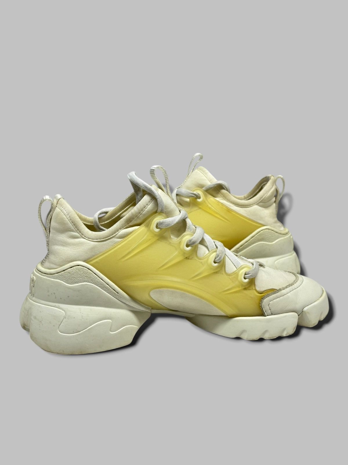 Dior Dior D-Connect White Leather Sneakers Size 37,5 Size US 7 / IT 37 - 7 Thumbnail