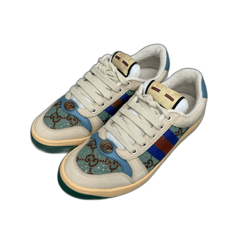 Gucci Gucci Rhinestone Dirty Sneakers Size 36 Size US 6 / IT 36 - 1 Thumbnail