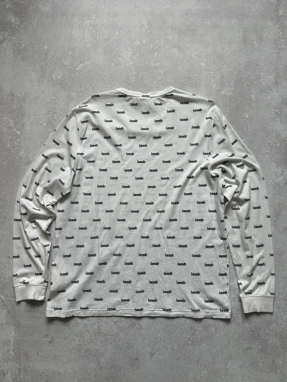 Designer × Lacoste Long sleeve T-shirt Lacoste Live Size XL Monogram Size US XL / EU 56 / 4 - 6 Thumbnail