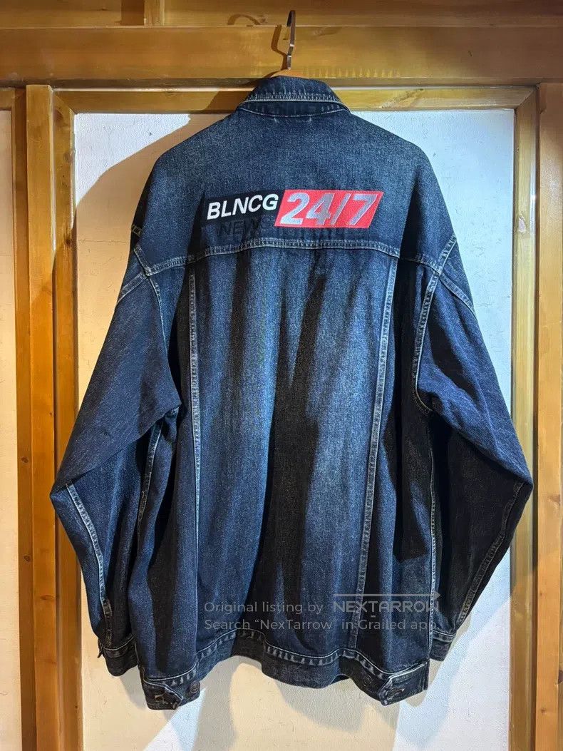 Balenciaga Balenciaga Oversized Denim Jacket Size US S / EU 44-46 / 1 - 5 Thumbnail