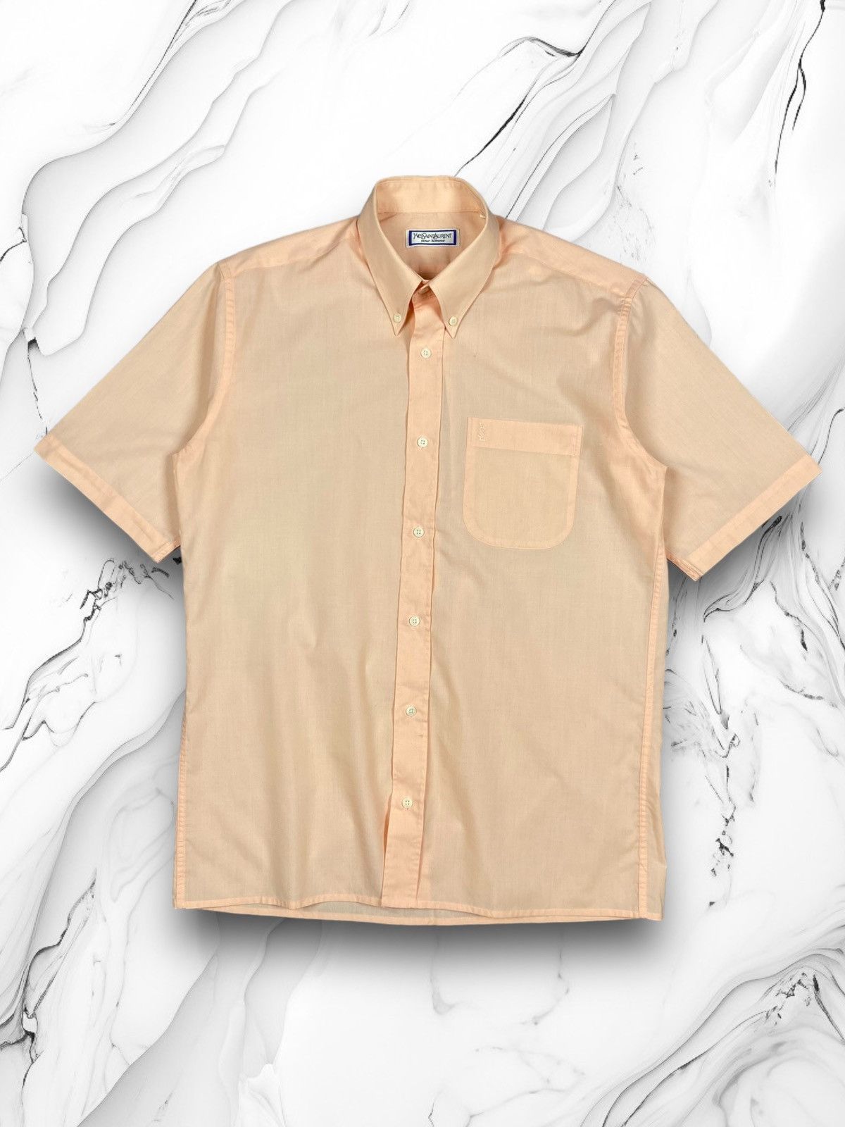 Vintage × Yves Saint Laurent Vintage Yves Saint Laurent Button Up Shirt Size US M / EU 48-50 / 2 - 1 Thumbnail