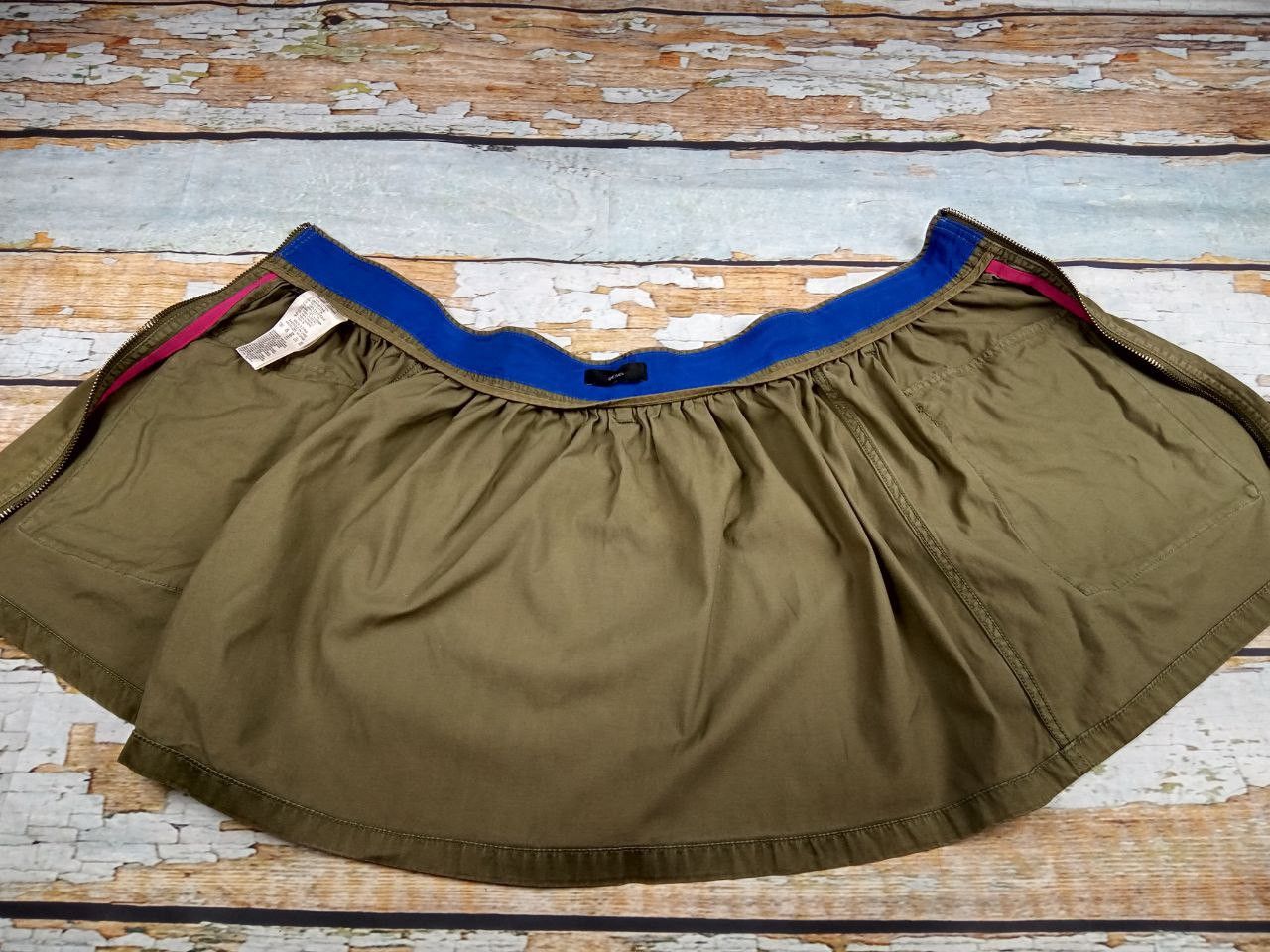 Diesel Diesel O-Boden Gonna Olive Mini Skirt Size 27" / US 4 / IT 40 - 15 Thumbnail