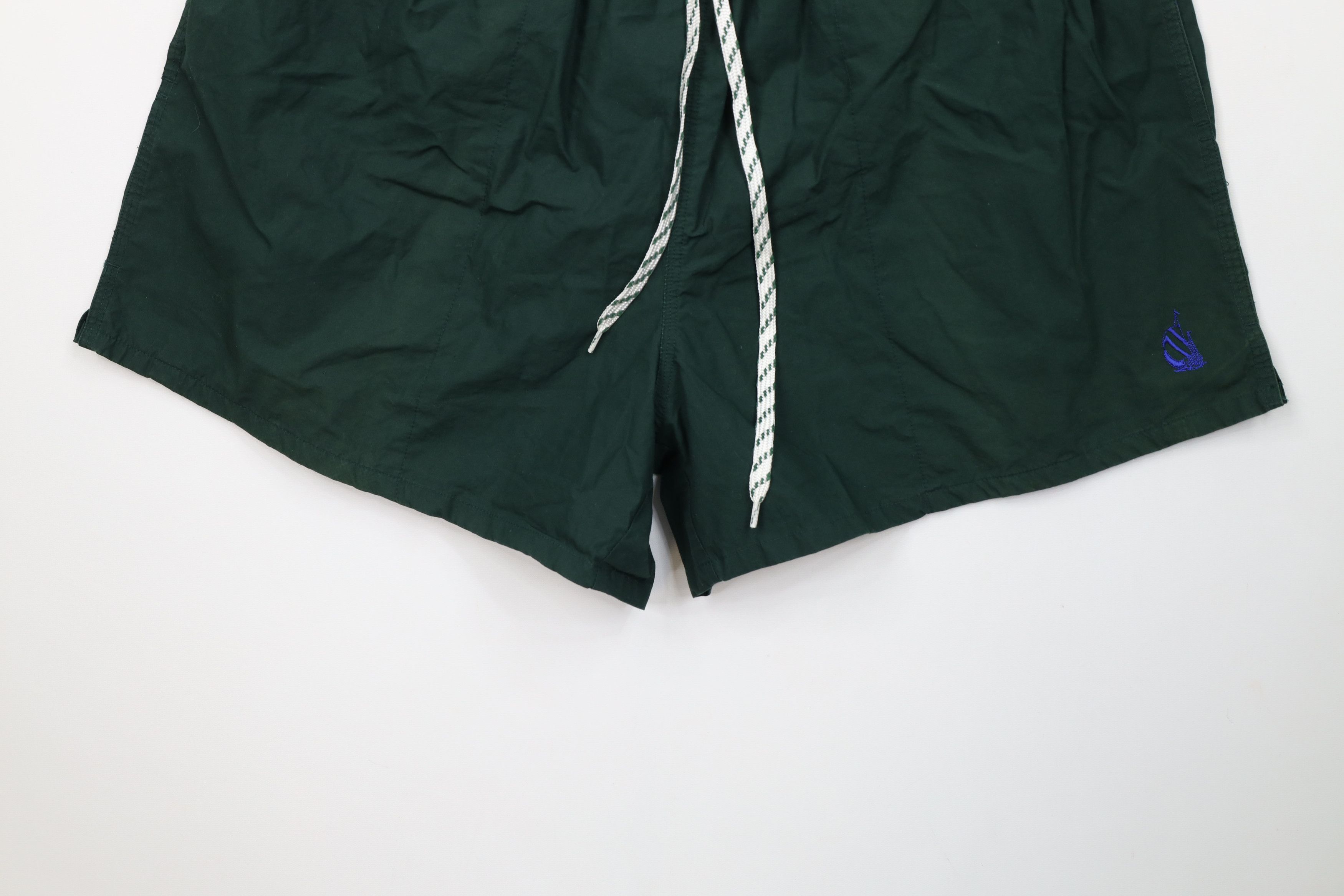 Nautica Vintage 90s Nautica Above Knee Lined Shorts Green Cotton Size US 38 / EU 54 - 4 Thumbnail
