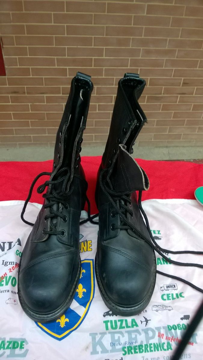 Vintage RARE Vintage 1991 ARMY / MILITARY BOOTS Size US 10 / EU 43 - 1 Thumbnail