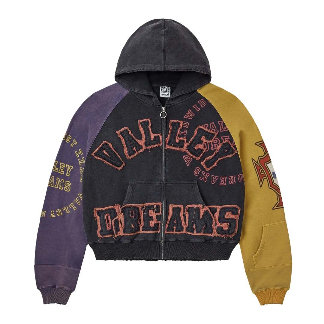 Forever Crest Zip Up 'Purple/Black/Yellow'