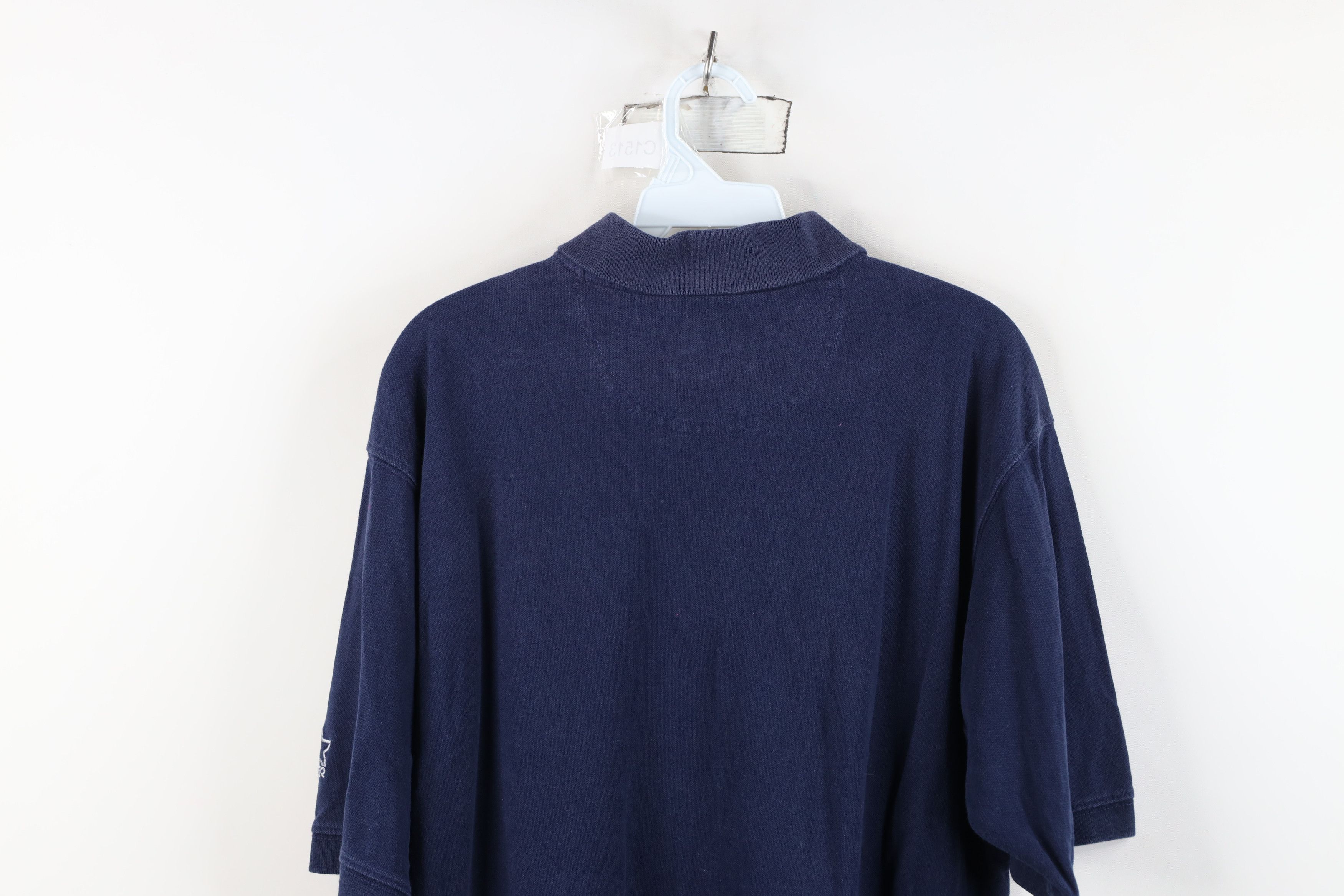 Starter Vintage 90s Starter Dame University Golf Polo Shirt Blue Size US M / EU 48-50 / 2 - 14 Thumbnail