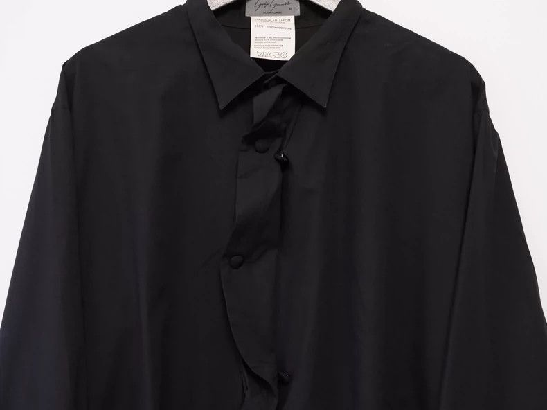 Yohji Yamamoto YohjiYamamoto1980ss fabric button-down shirt-2505 Size US L / EU 52-54 / 3 - 5 Thumbnail