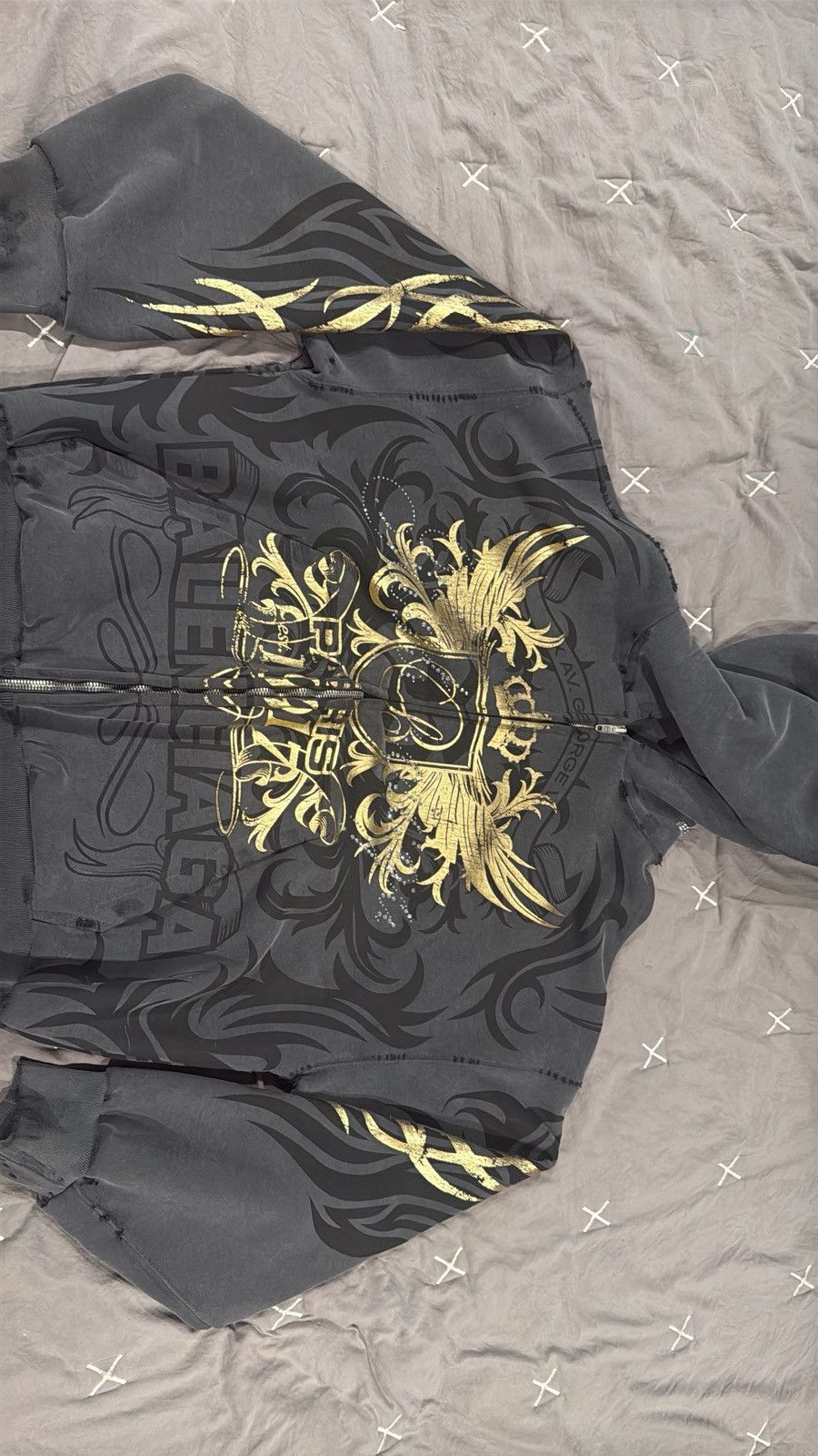 Balenciaga 2024 Balenciaga Tacky Tribal Gold Zip Up Size US S / EU 44-46 / 1 - 1 Thumbnail