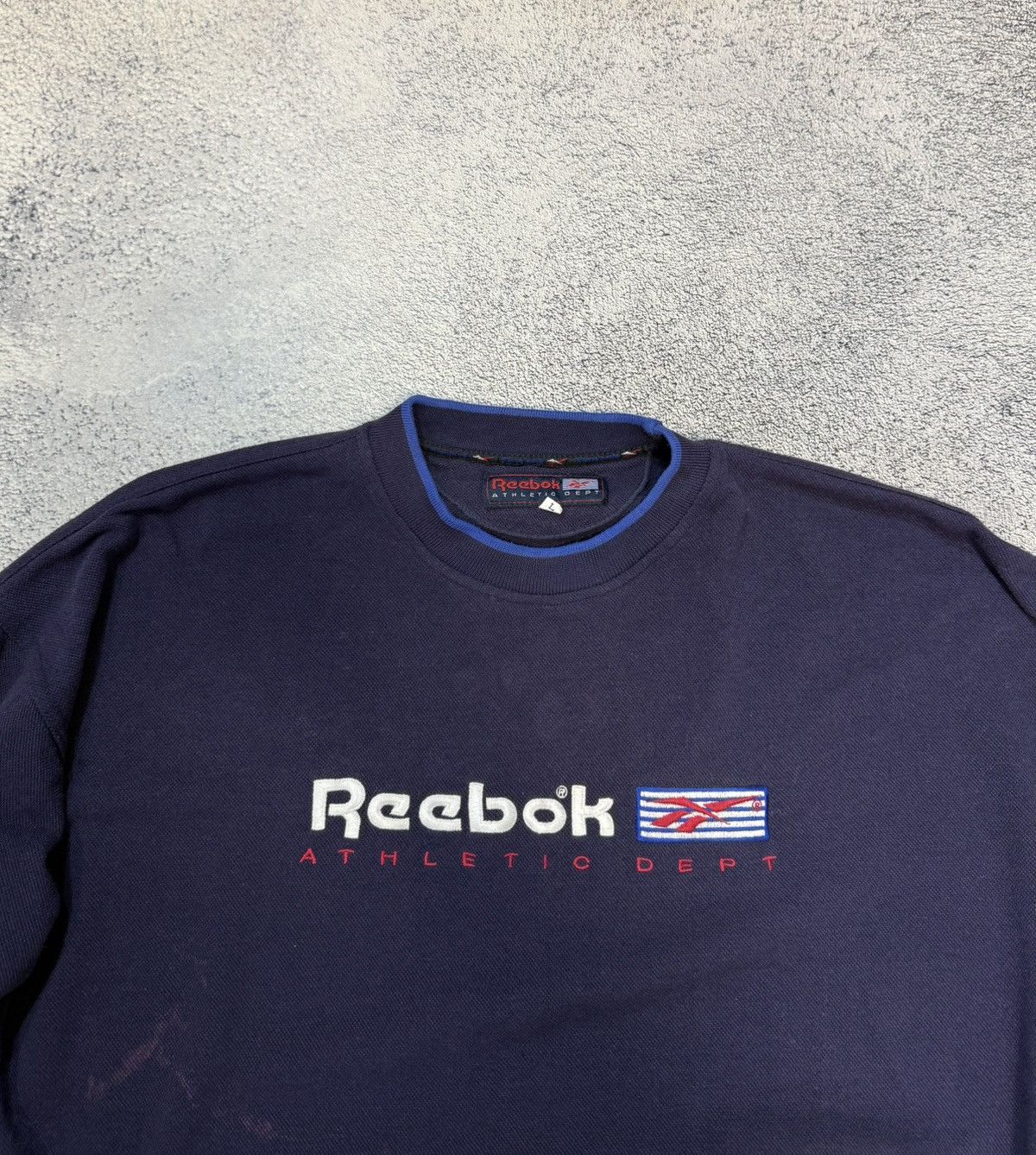 Reebok Reebok Athletic Dept Mens Sweatshirt Crewneck L Logo Vintage Size US L / EU 52-54 / 3 - 4 Thumbnail