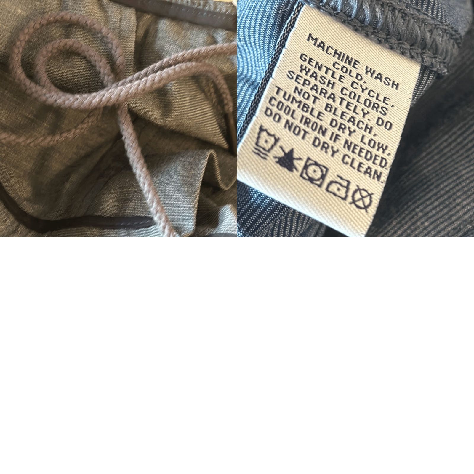 Reyn Spooner Reyn Spooner Aloha Mens Performance Golf Shorts Gray Blue 38 Chino Drawstring Waist Zippered Back Pockets Mens Size US 38 / EU 54 - 8 Thumbnail