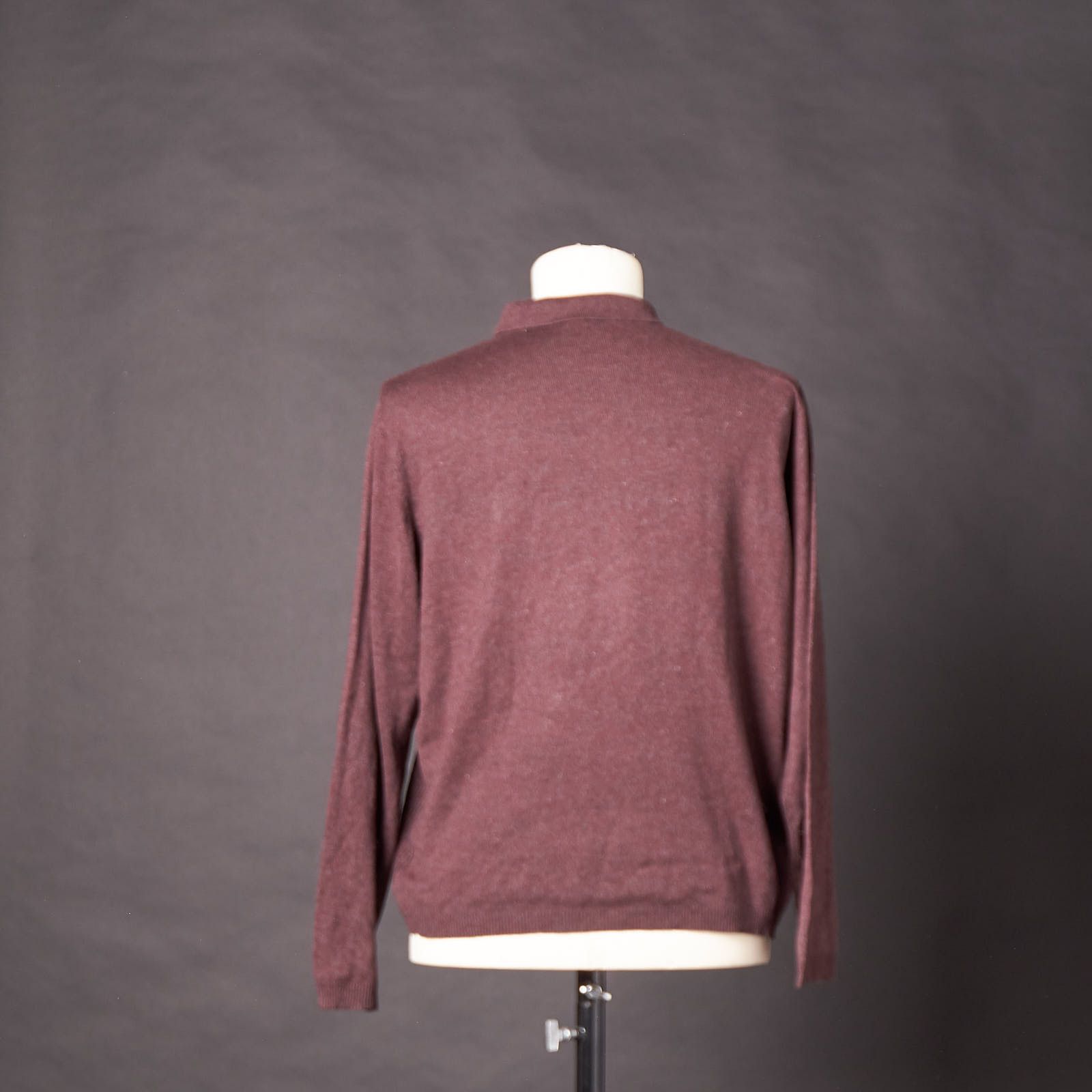 Perry Ellis Y2K Perry Ellis Polo Sweater Redish Brown Pull Over Size US L / EU 52-54 / 3 - 3 Thumbnail