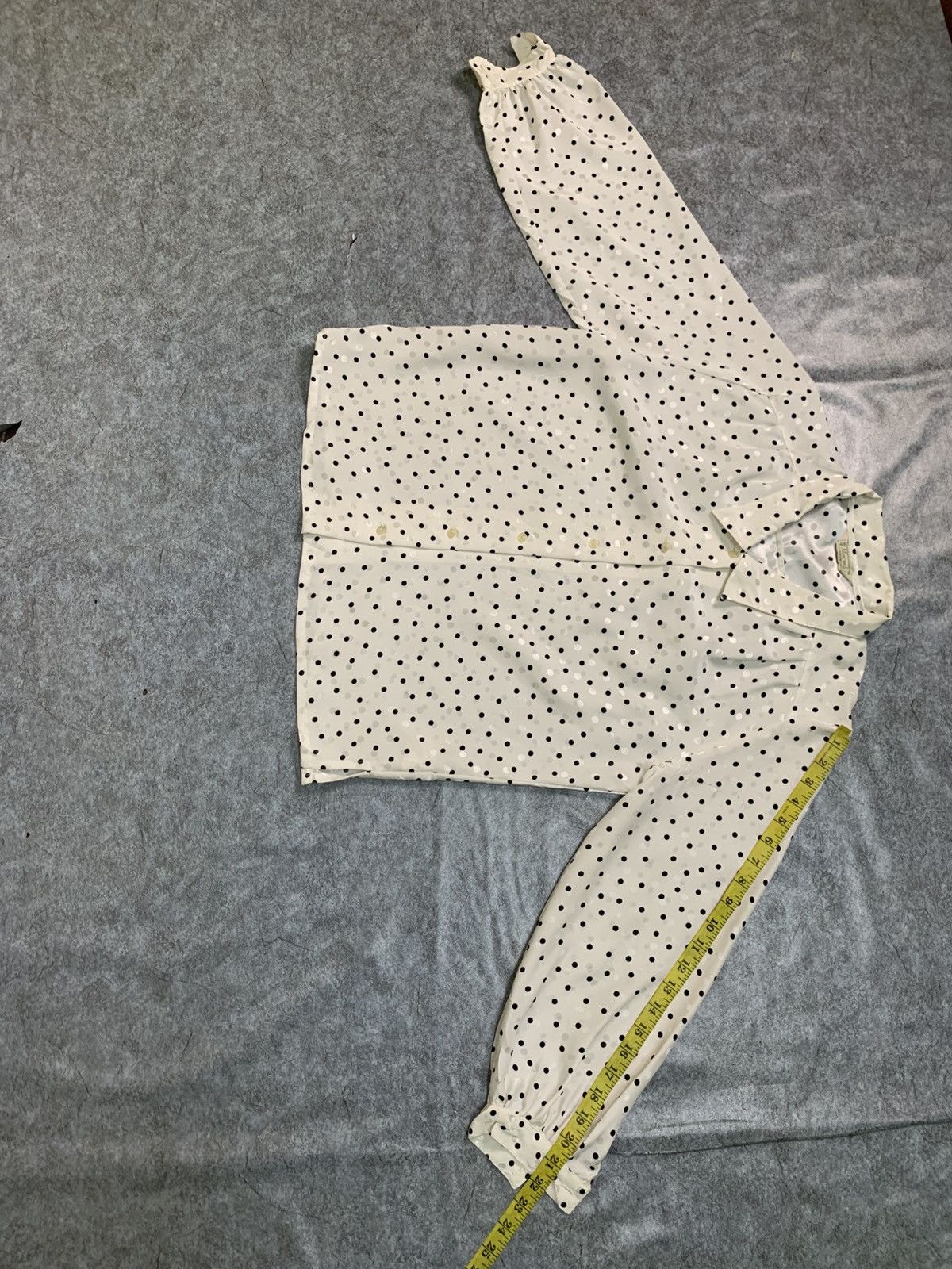 Other Rare Design Vintage Long Sleeve Mercredi Polka Dot Blouse Size M / US 6-8 / IT 42-44 - 10 Thumbnail