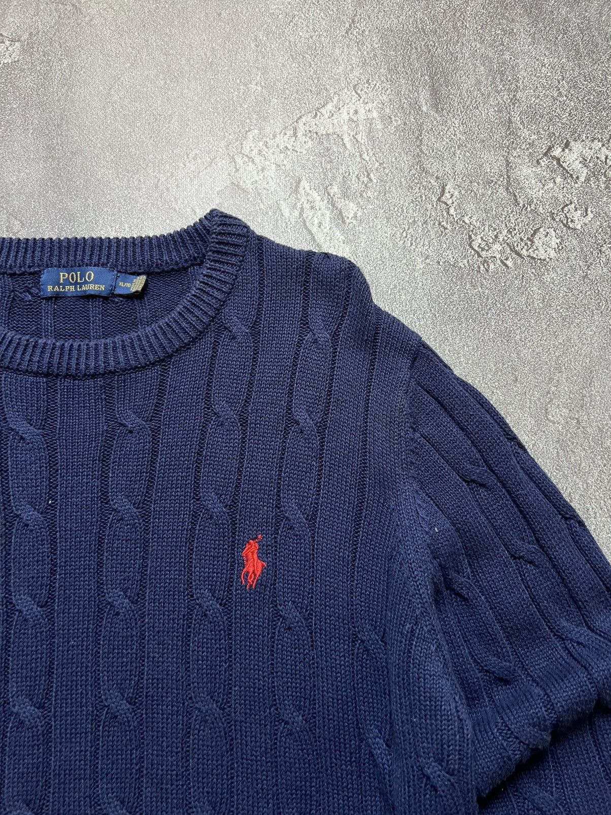 Polo Ralph Lauren Polo Ralph Lauren Cable Knitted Sweater Old Money Big Pony Size US XL / EU 56 / 4 - 3 Thumbnail