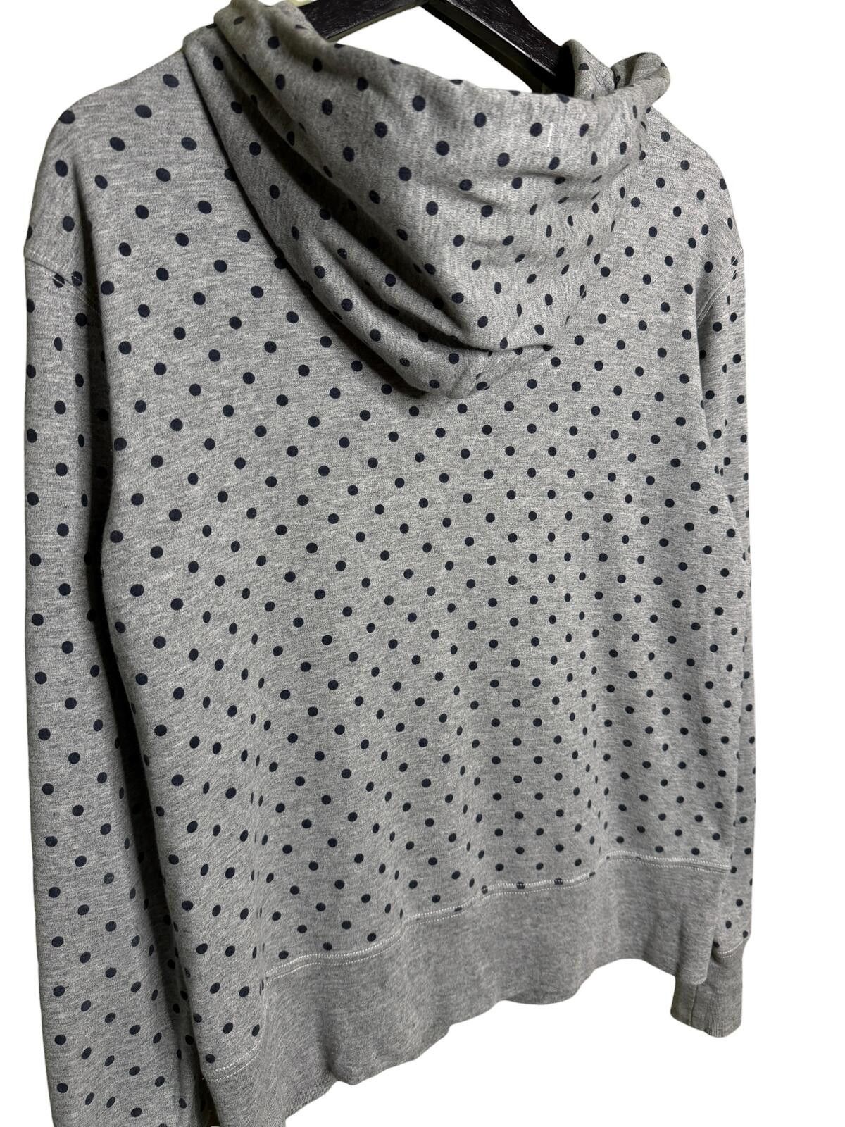 Japanese Brand Gymphlex Polka Dot Zip Hoodie Grey Navy L Japanese brand Size US S / EU 44-46 / 1 - 4 Thumbnail