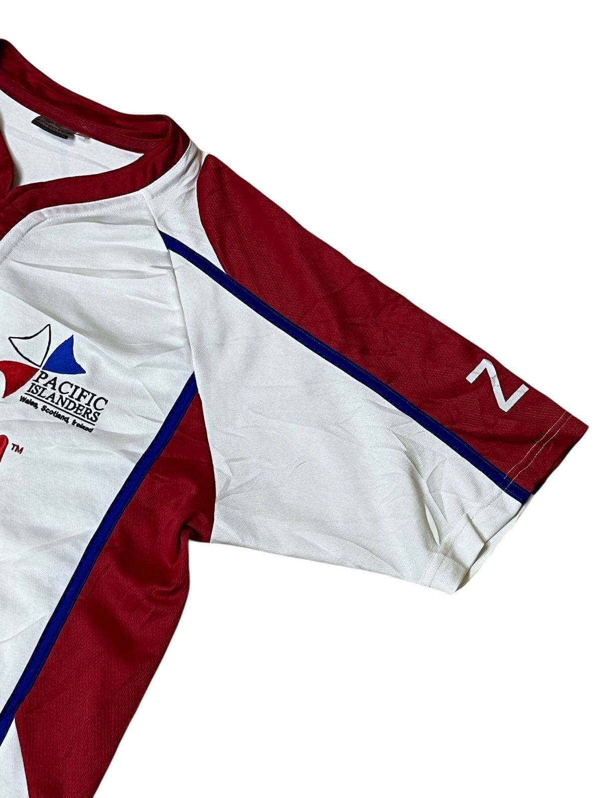 Canterbury of New Zealand VINTAGE Y2K PACIFIC ISLANDERS RUGBY UNION 2006 #9 JERSEY Size US XL / EU 56 / 4 - 9 Thumbnail