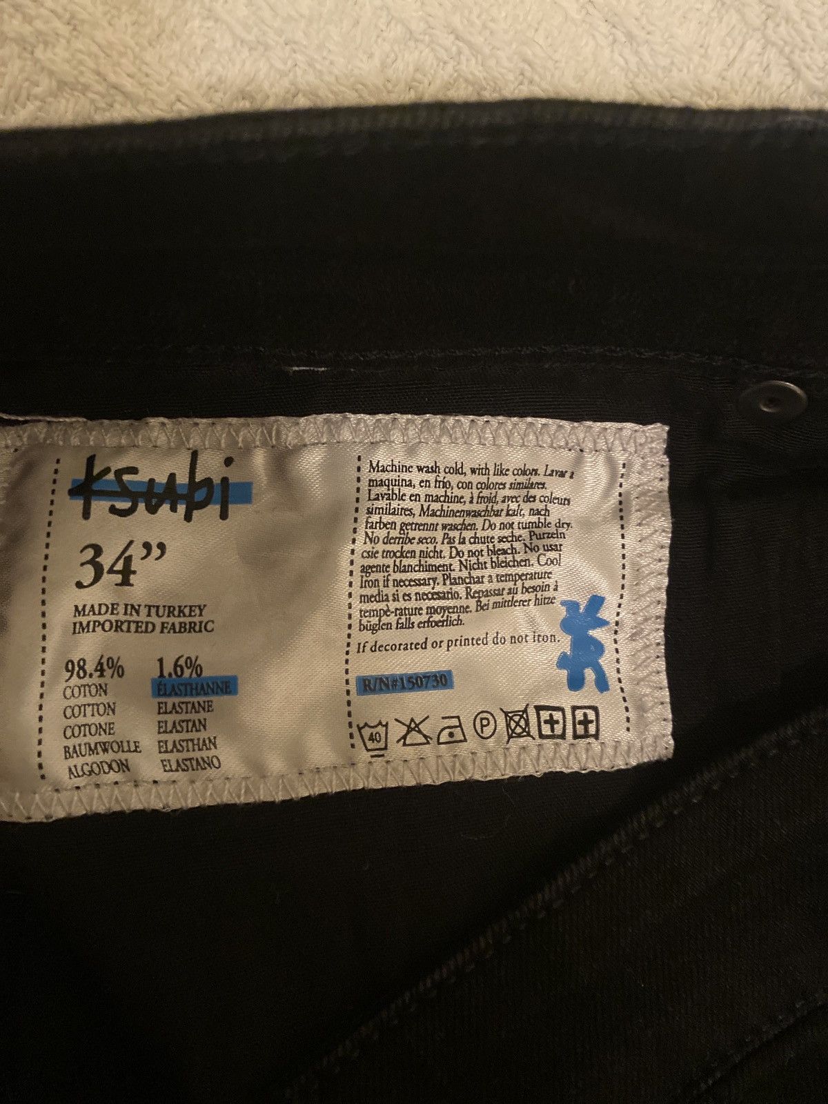 Ksubi Ksubi Skinny Jeans Size US 34 / EU 50 - 9 Thumbnail