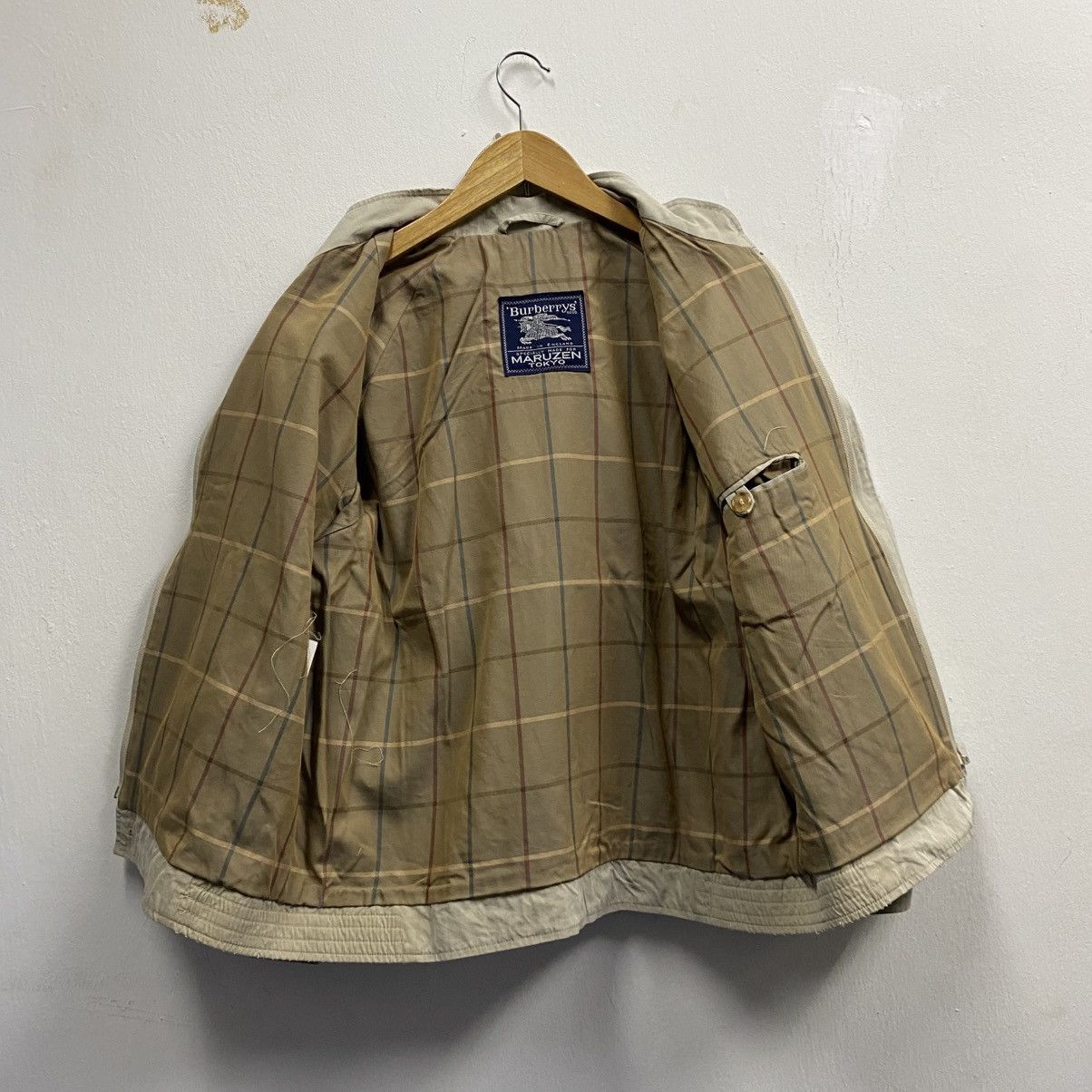 Burberry Vintage Burberrys Specially Made Maruzen Tokyo Light Jacket Size US S / EU 44-46 / 1 - 3 Thumbnail