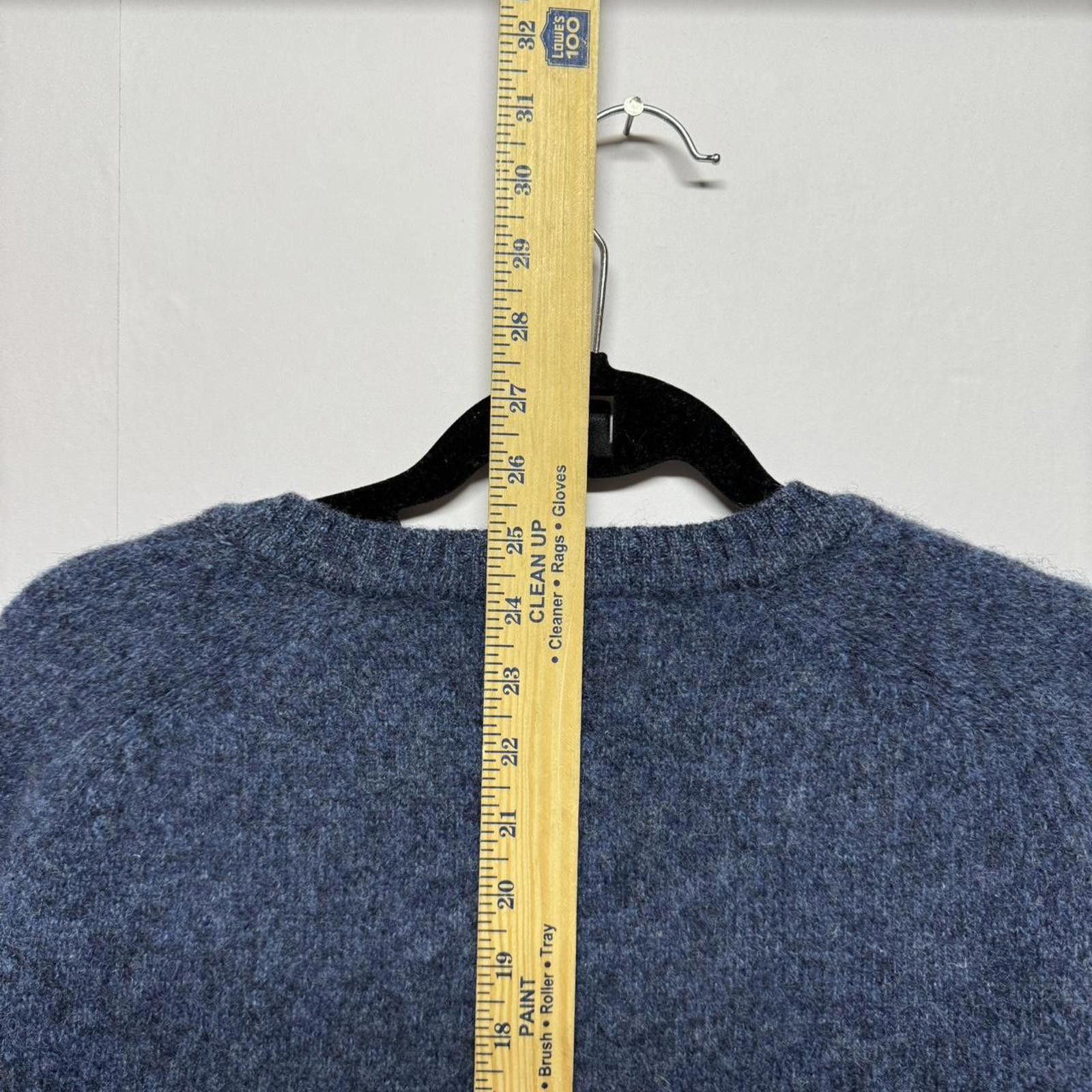 Other Antartex 100% Pure New Wool V-Neck Sweater Blue Men’s Medium Size US M / EU 48-50 / 2 - 4 Thumbnail