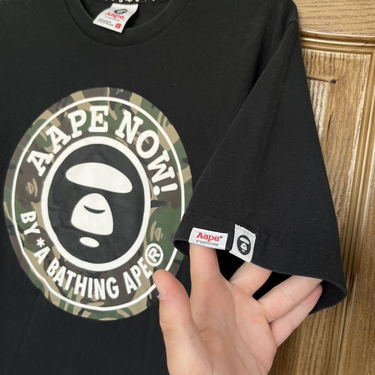 Aape Aape Bape circle logo t-shirt tee big logo Size US S / EU 44-46 / 1 - 4 Thumbnail