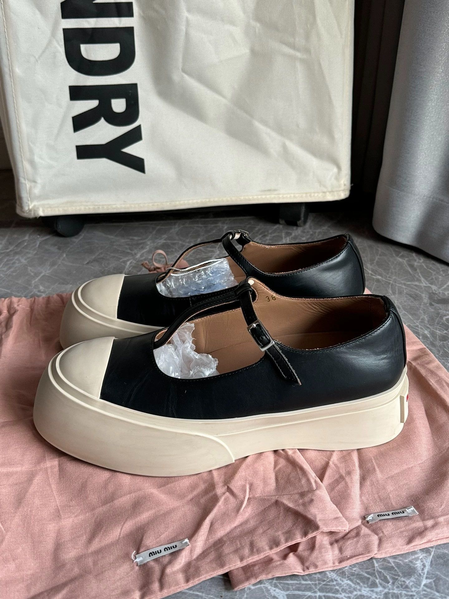 Marni Marni platform buckle Mary Jane black Size US 7.5 / IT 37.5 - 1 Thumbnail