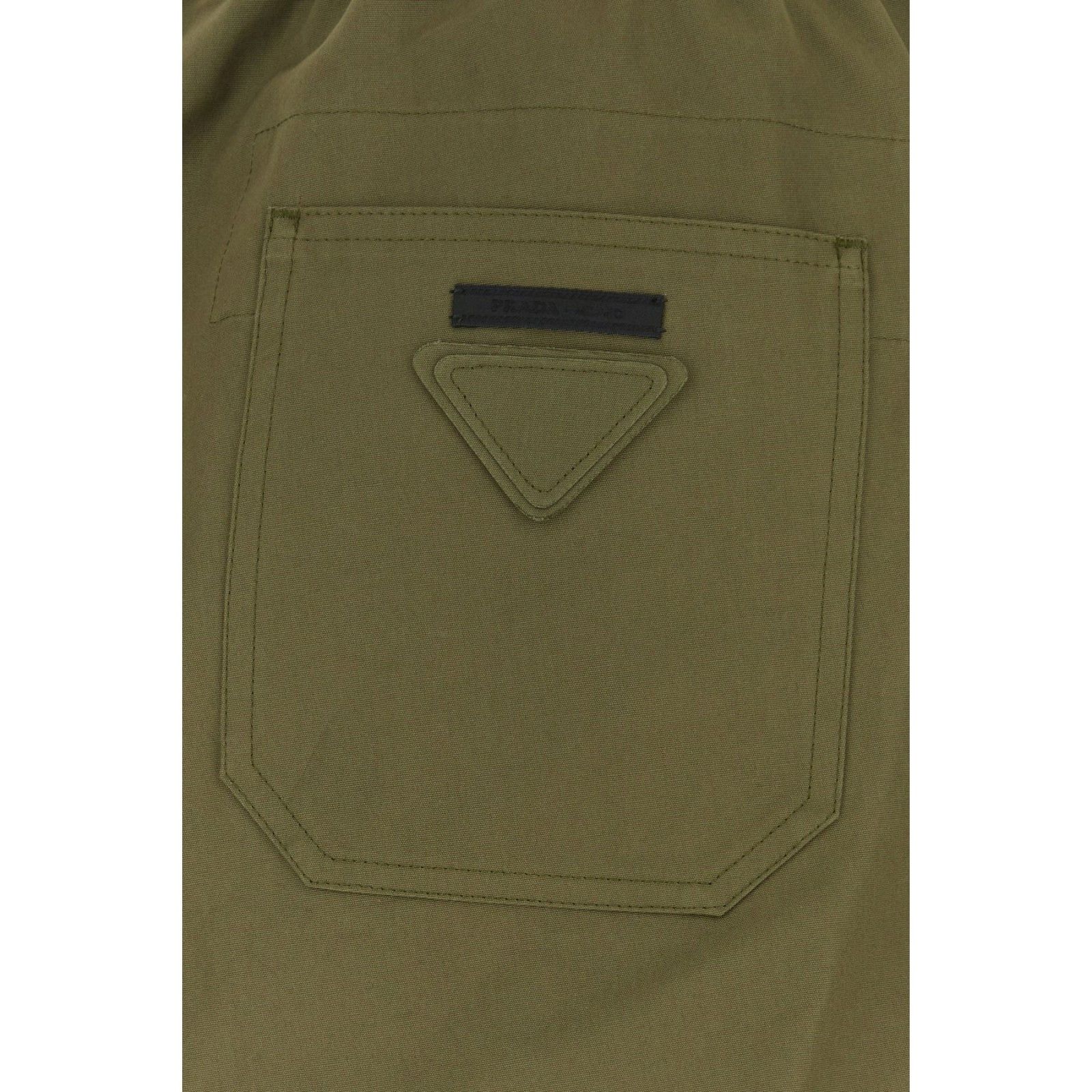 Prada PRADA Army Green Cotton Pants New & Authentic (Men's size:US Size US 34 / EU 50 - 3 Thumbnail