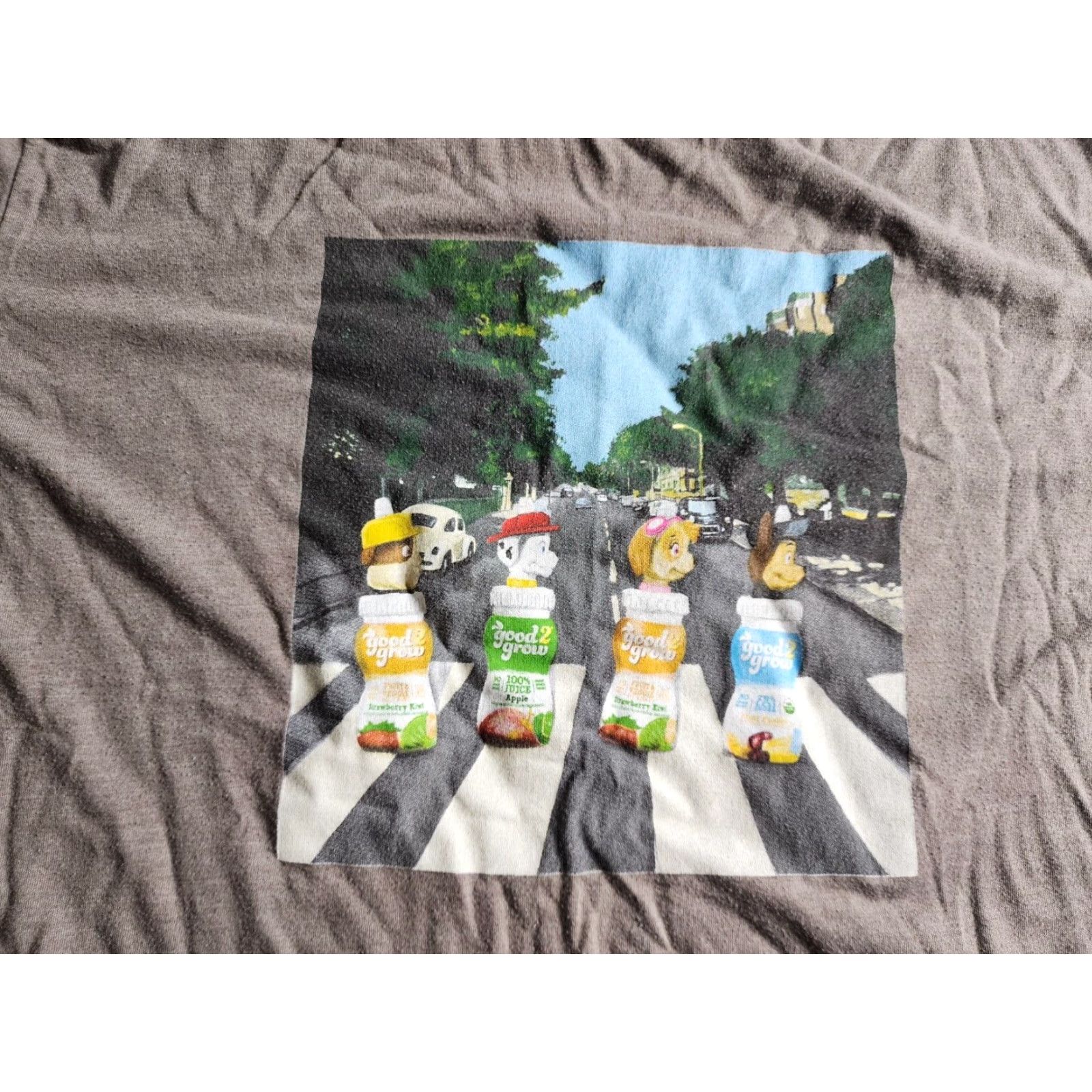 Vintage Paw Patrol Abbey Road Parody T-Shirt Men's XL Gray Graphic Print Classic Size US XL / EU 56 / 4 - 2 Thumbnail