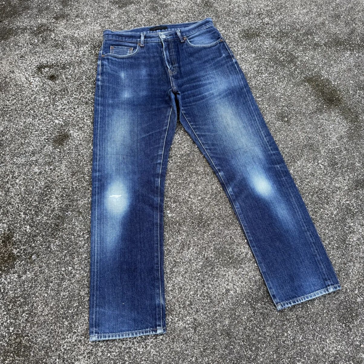 Japanese Brand VINTAGE JAPANESE DENIM SELVEGE FADED JEANS PANTS Size US 31 - 2 Thumbnail
