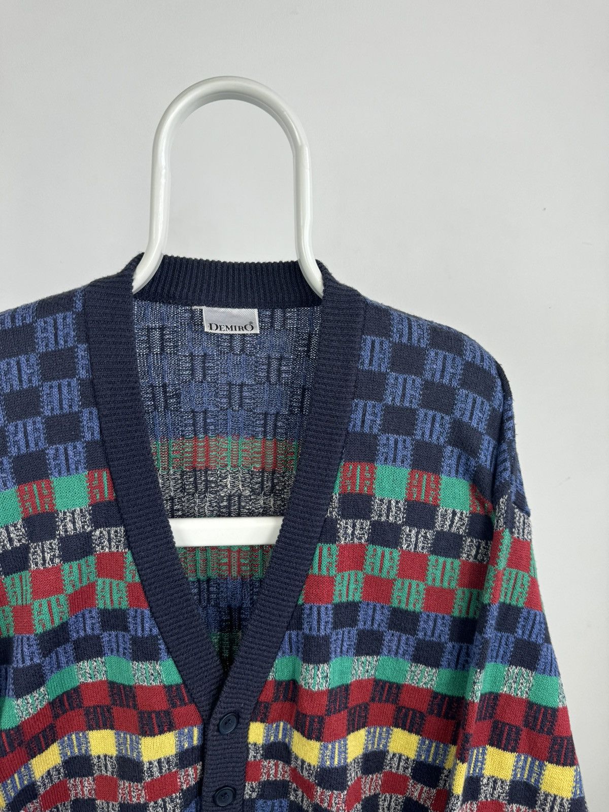 Vintage Vintage Demiro Multicolour Cardigan Size US M / EU 48-50 / 2 - 2 Thumbnail