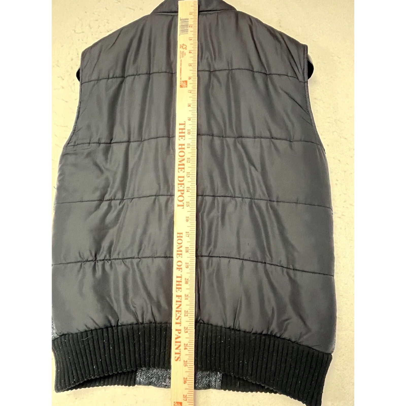 Zara Zara Vest Puffer Jacket Full Zip Black Wool Blend Lined M Men Gorpcore Utility Pockets Band Collar Size US M / EU 48-50 / 2 - 4 Thumbnail