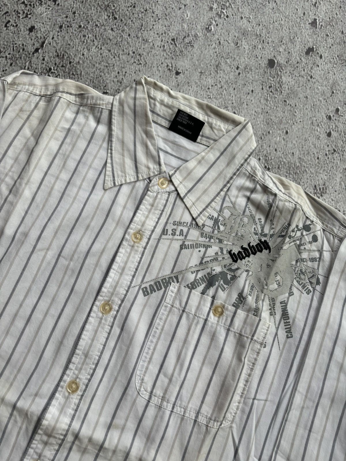 Hysteric Glamour Y2k Bad Boy Sandiego California Shirt Size US L / EU 52-54 / 3 - 3 Thumbnail