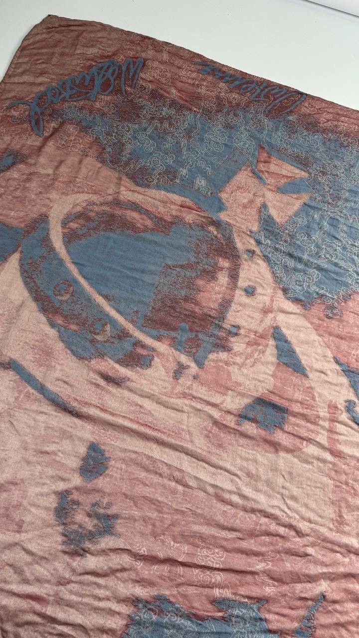 Vivienne Westwood Vivienne Westwood Silk Scarf Huge Logo Handicraft Size ONE SIZE - 8 Thumbnail