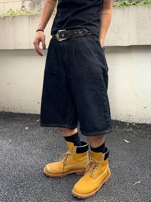 Japanese Brand VINTAGE jeans jorts Y2K denim shorts Size US 36 / EU 52 - 1 Thumbnail