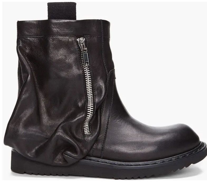 Rick Owens / side zip boots / archive