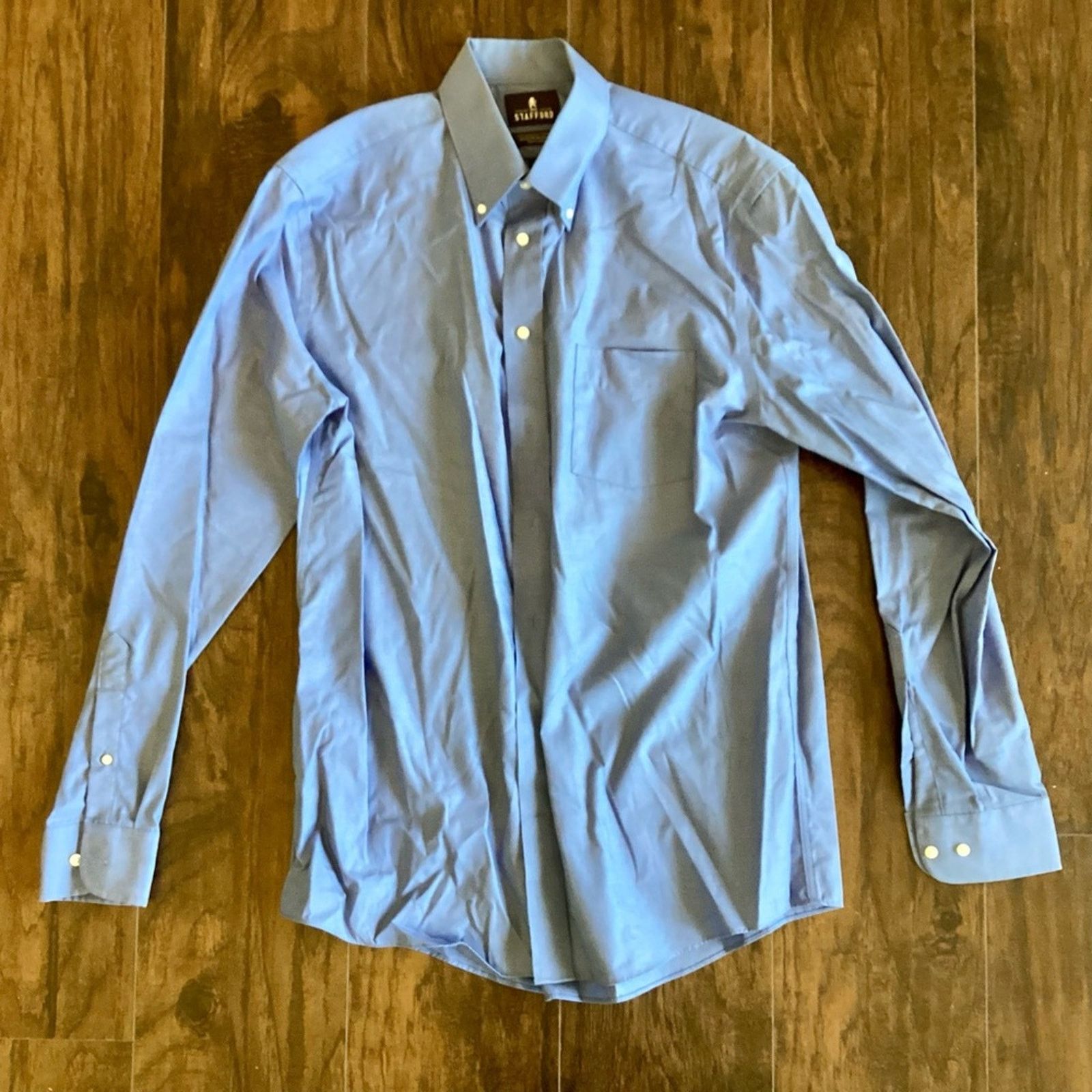 Stafford Stafford Performance Pinpoint Button Down Size US L / EU 52-54 / 3 - 2 Thumbnail