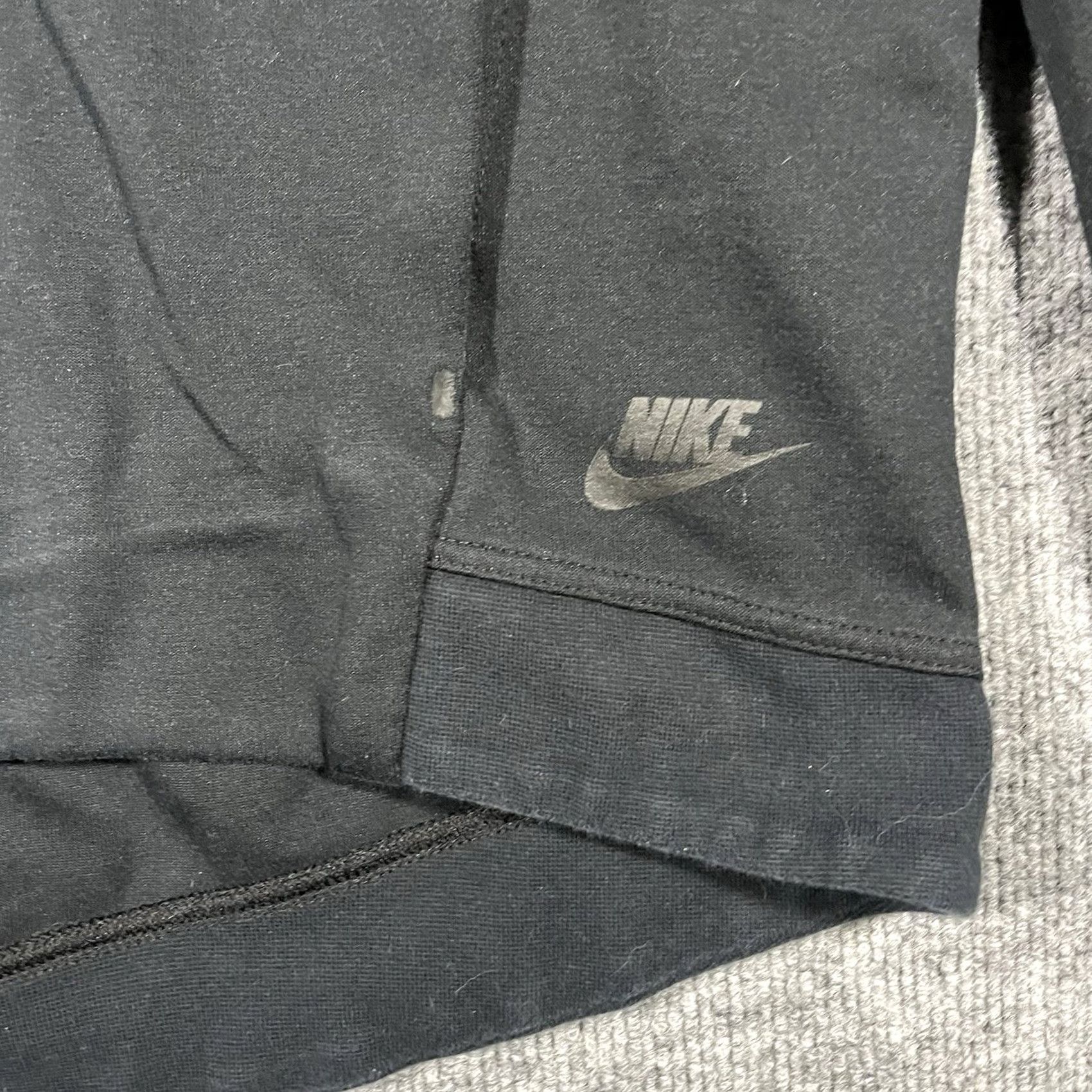 Nike Nike Womens Medium Tech Fleece Zip Hoodie Black Activewear Workout 806329-010 Size M / US 6-8 / IT 42-44 - 2 Thumbnail