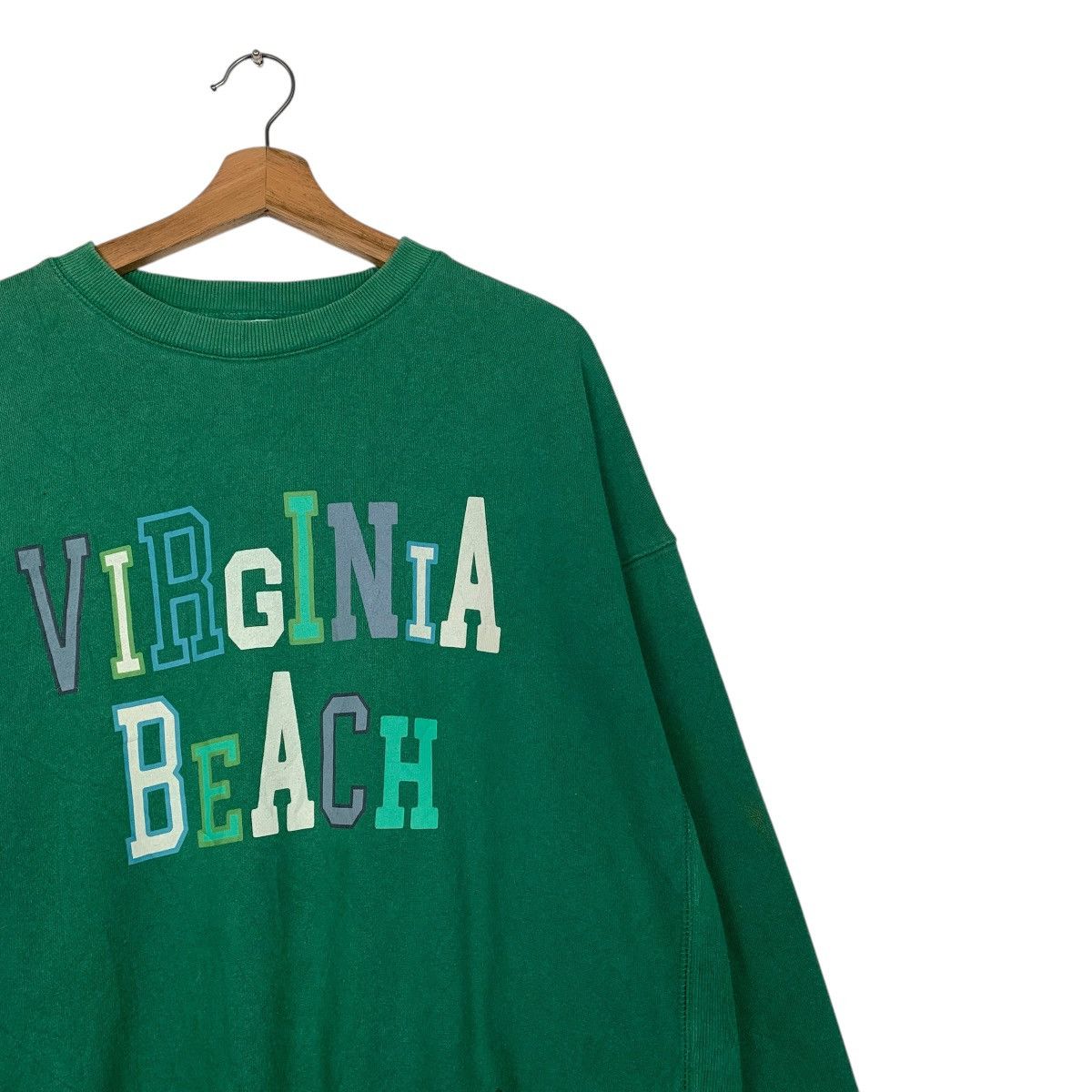 Japanese Brand Virginia Beach Crewneck Sweatshirt Size M / US 6-8 / IT 42-44 - 5 Thumbnail