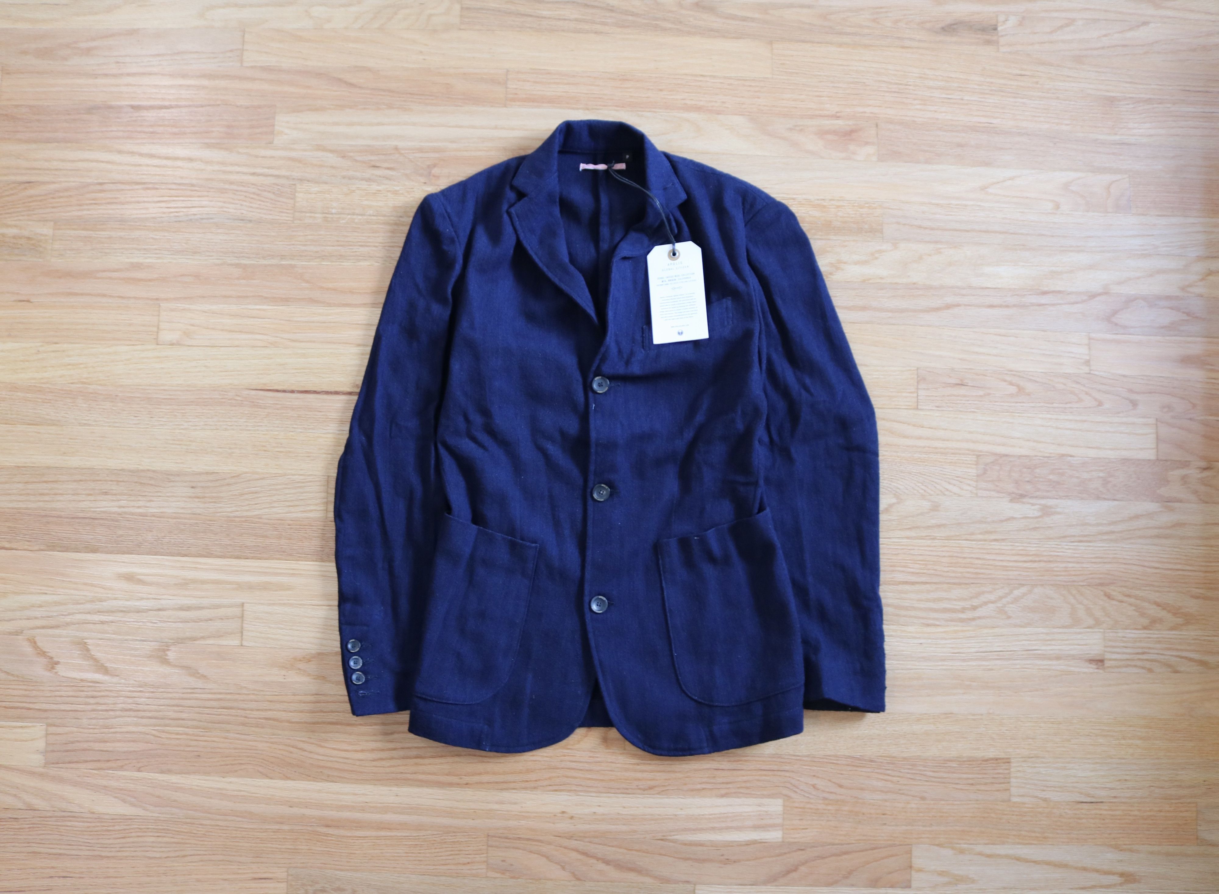 Apolis NWT Apolis Indigo Wool Blazer Grailed