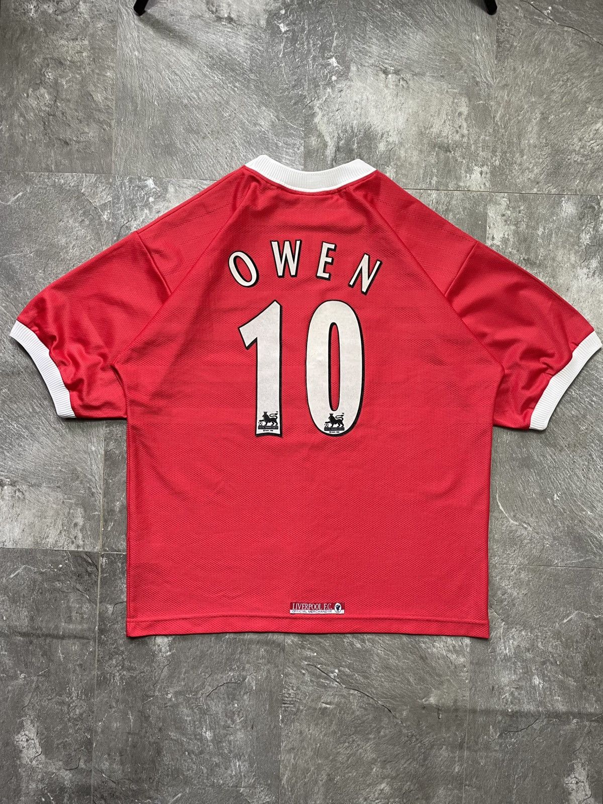 Reebok Reebok Liverpool 1998 1999 Owen #10 Home Soccer Jersey Kit Size US XXL / EU 58 / 5 - 5 Thumbnail