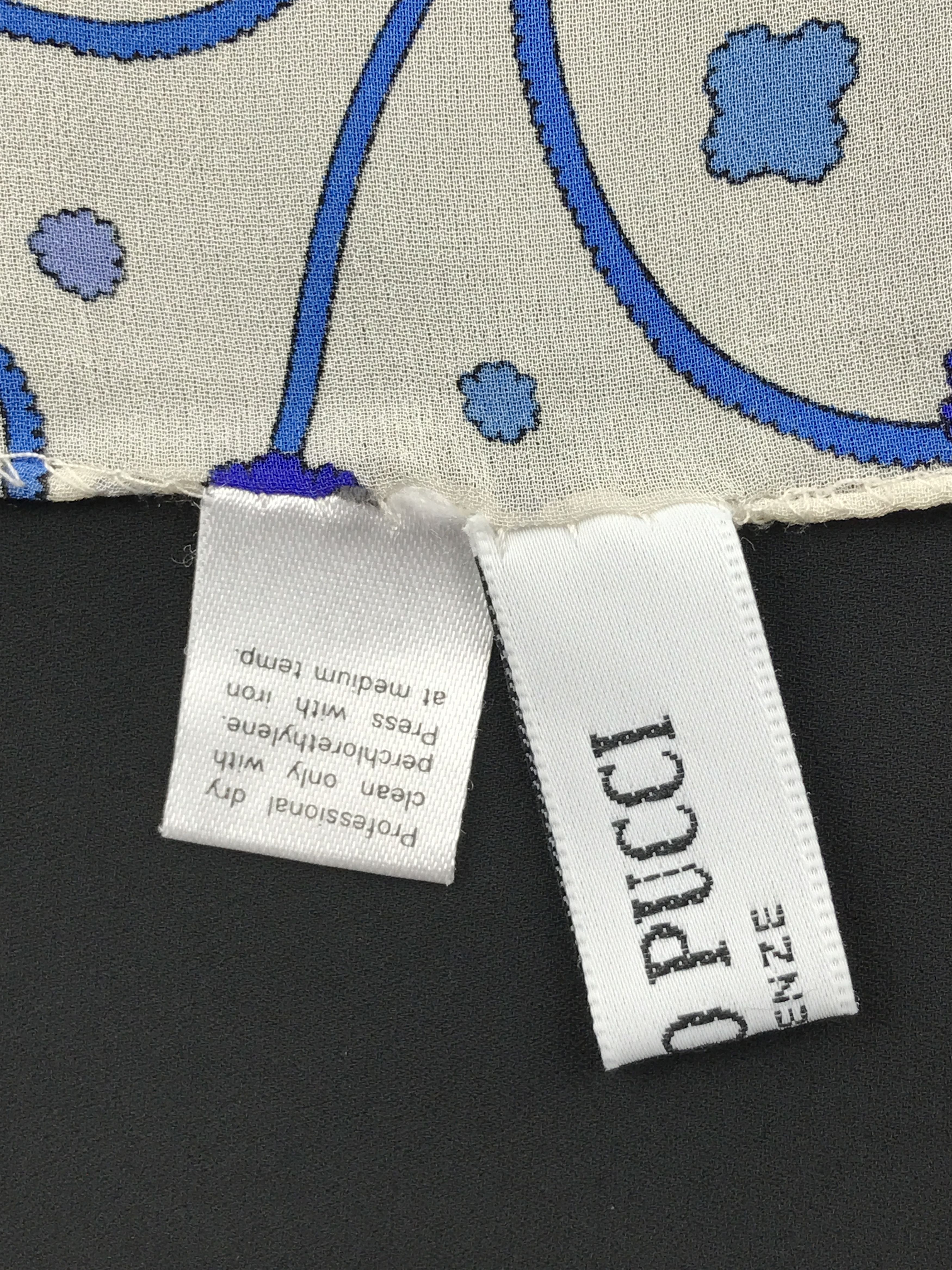 Emilio Pucci Vintage Emilio Pucci Printed Silk Twill Scarf Size ONE SIZE - 6 Thumbnail