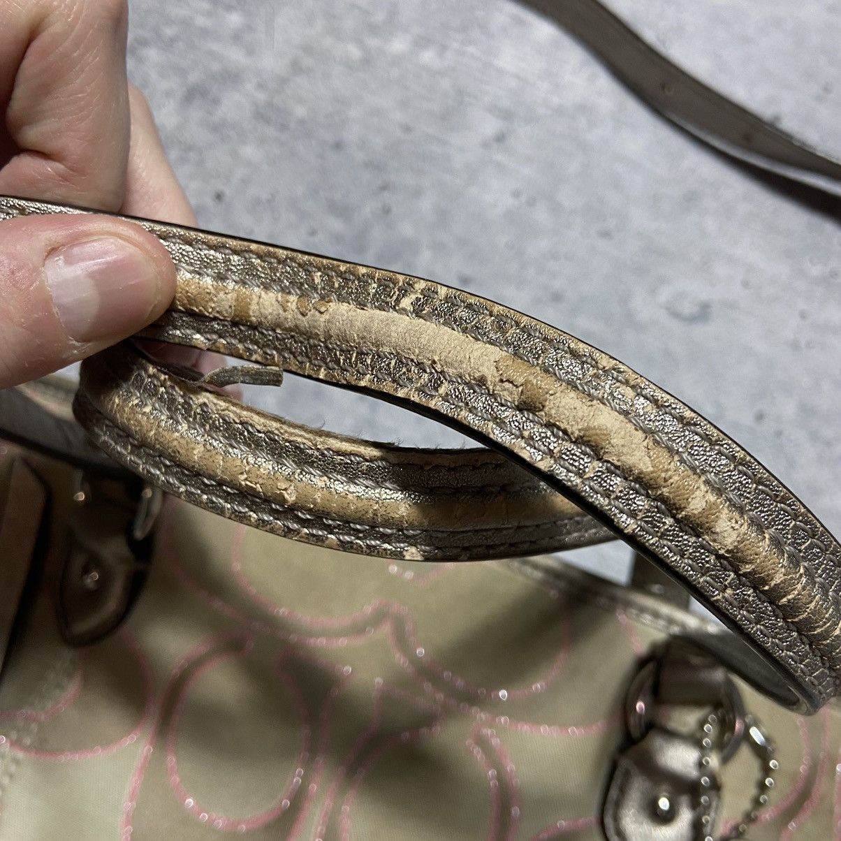 Coach × Designer 📌 Crazy Coach Y2K Monogram Shoulder Bag Size ONE SIZE - 5 Thumbnail