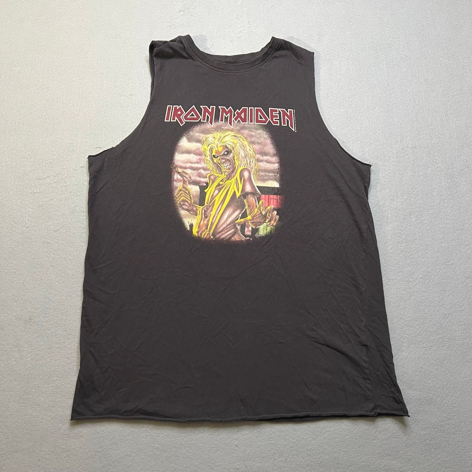 Vintage Iron Maiden Eddie Graphic Muscle Tank Shirt Mens M Band tee Size US M / EU 48-50 / 2 - 1 Thumbnail