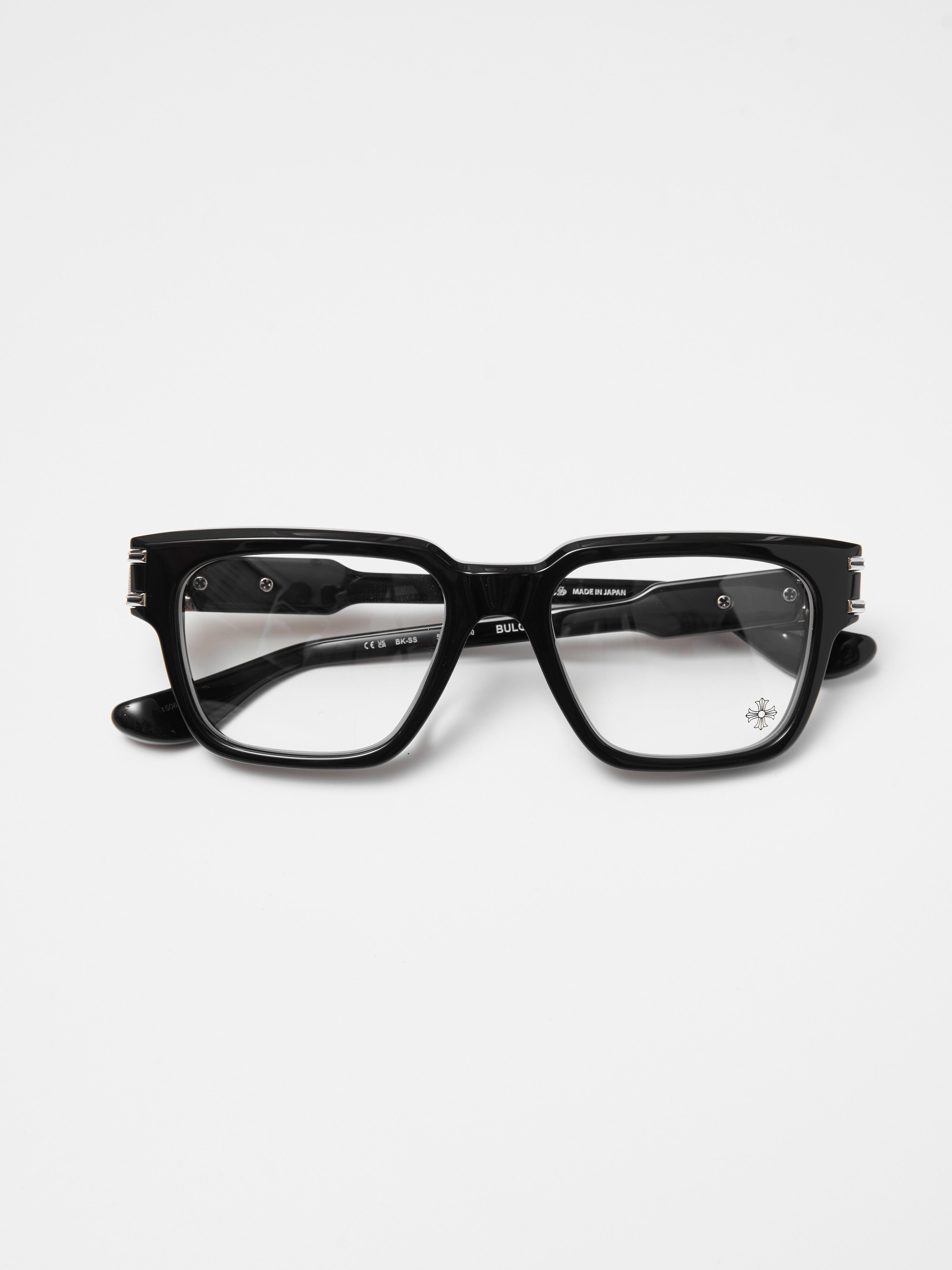 Chrome Hearts CHROME HEARTS BULGE BLACK SHINY SILVER GLASSES Size ONE SIZE - 2 Thumbnail