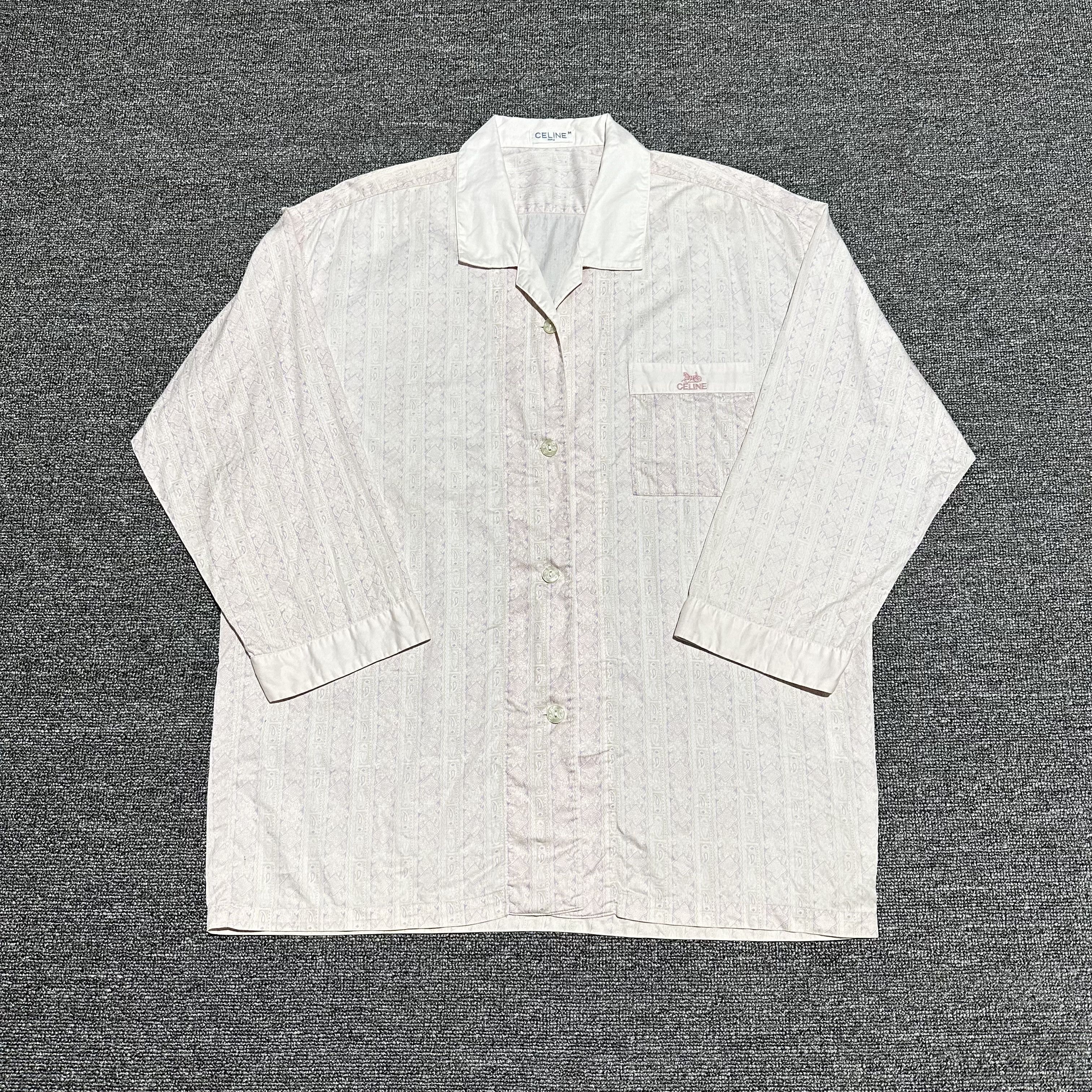 Celine Vintage Celine Button Ups Shirts Size US M / EU 48-50 / 2 - 1 Thumbnail